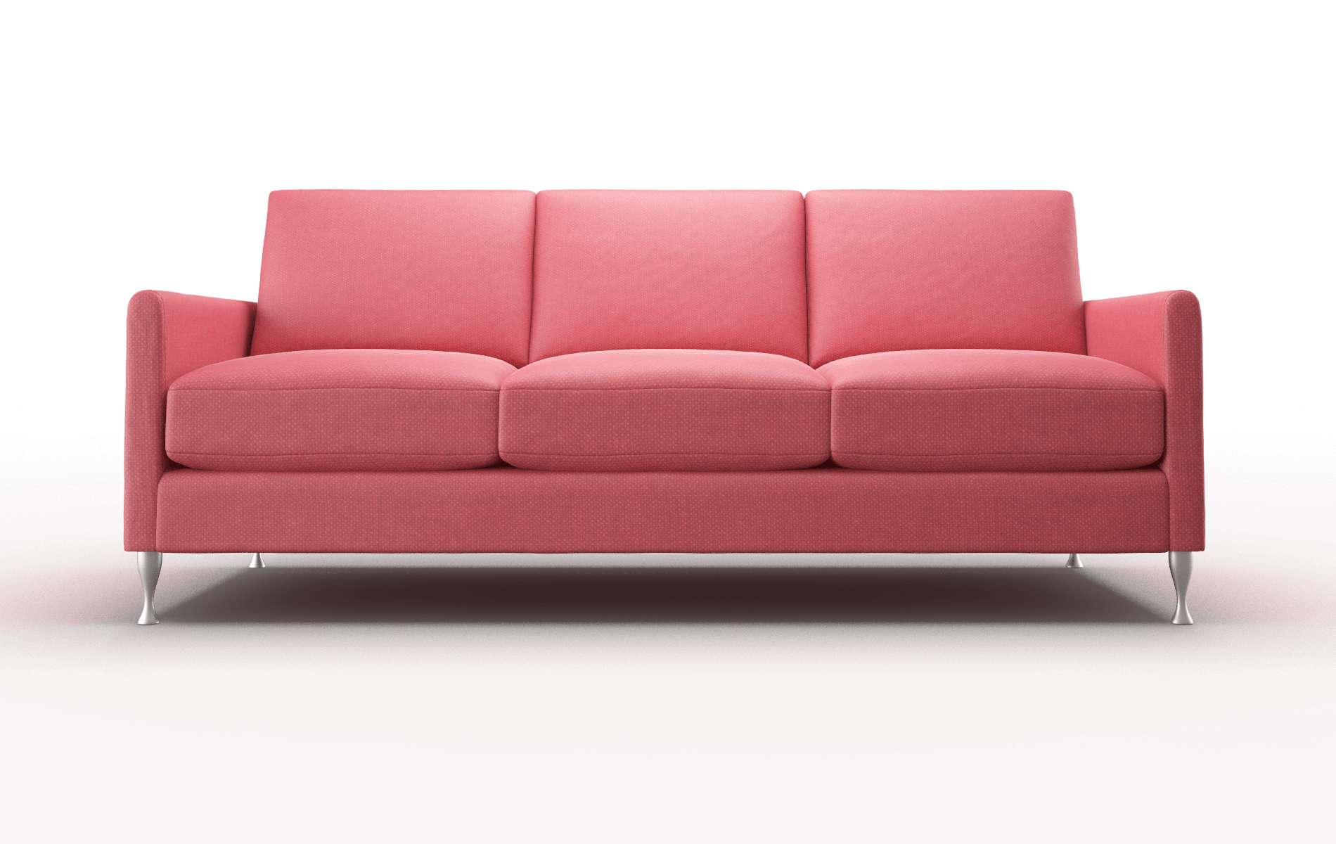 Eureka Pauline Ruby Sofa metal legs 1