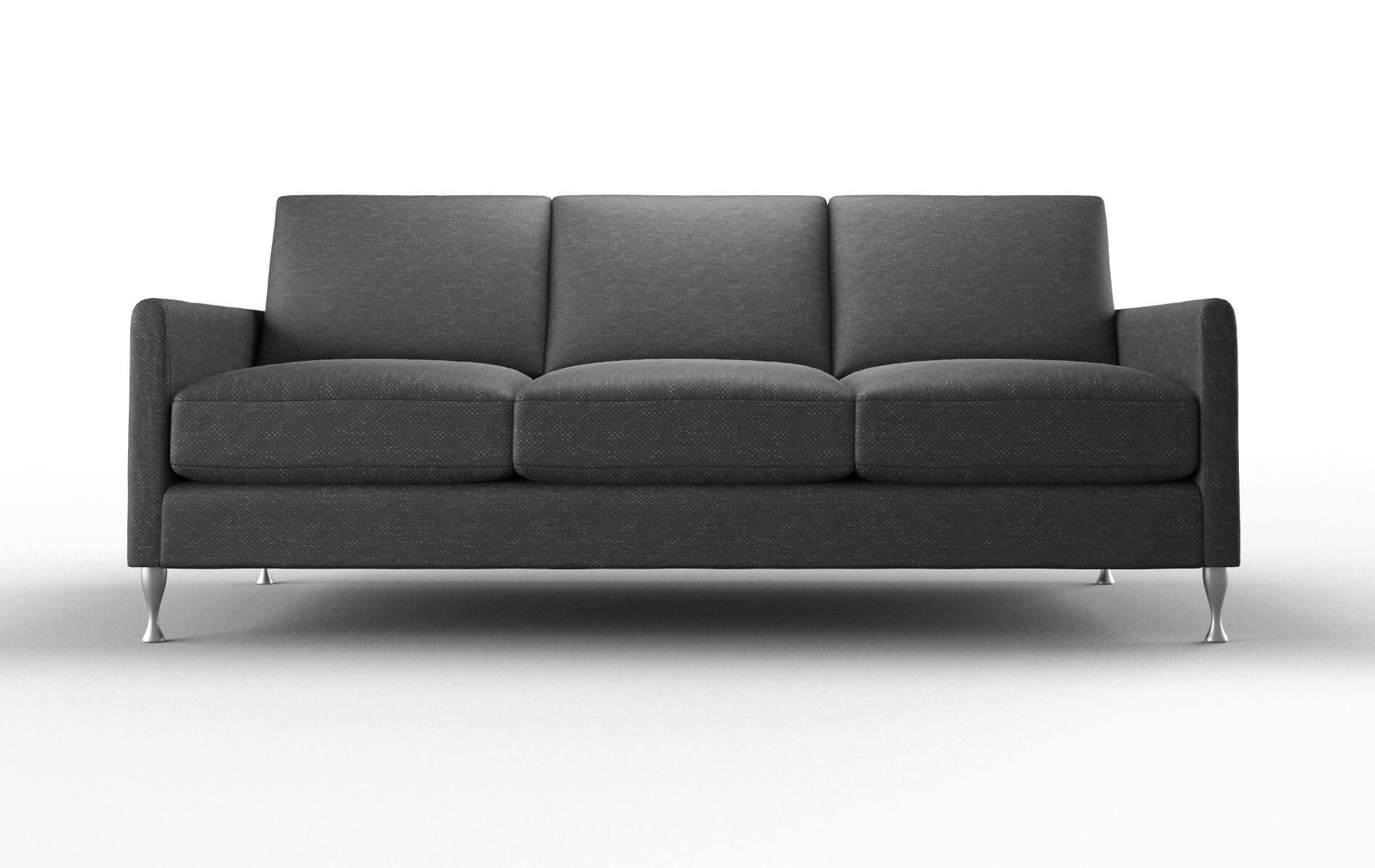 Eureka Phoenix Charcoal Sofa metal legs 1