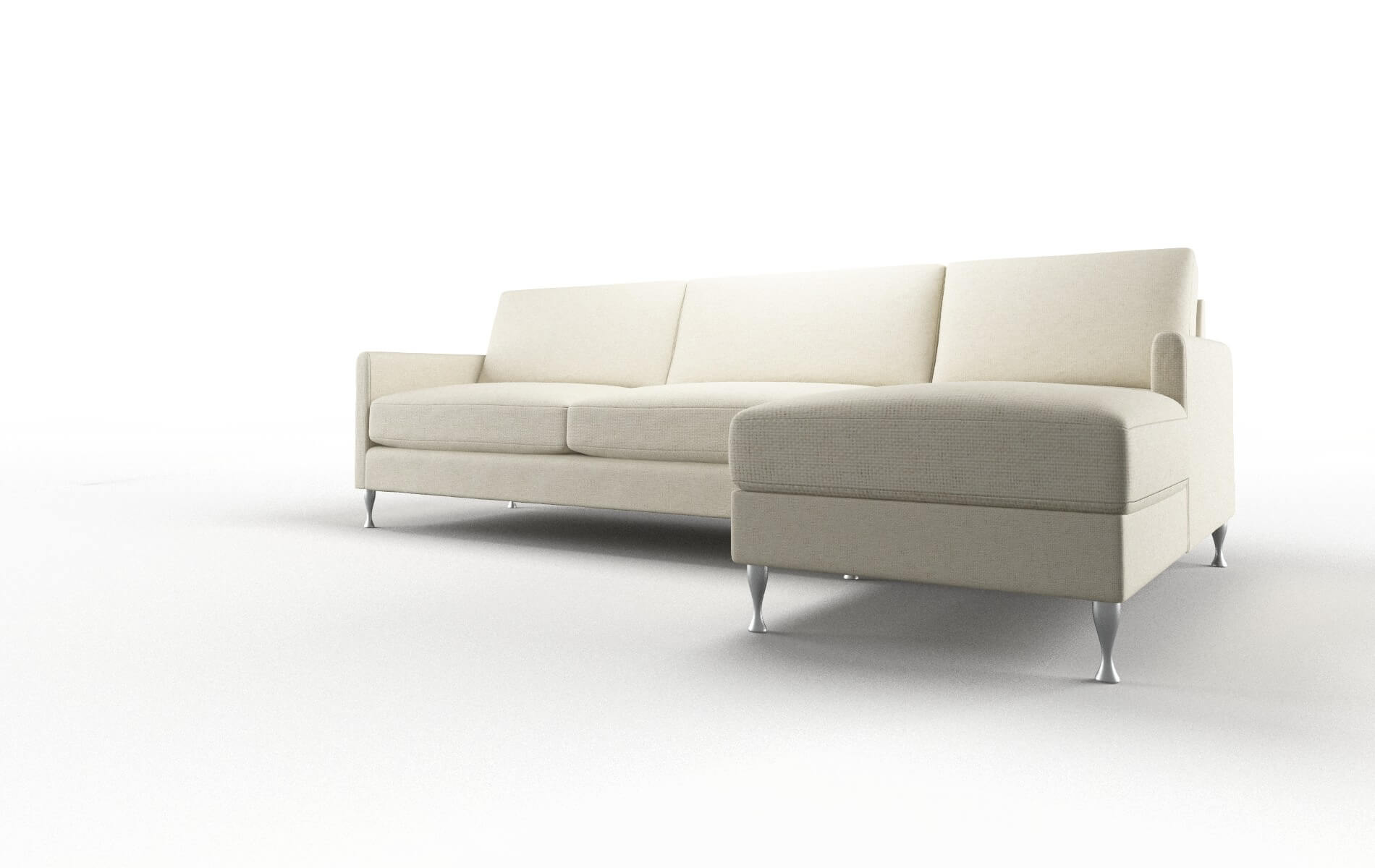 Eureka Phoenix Ivory Panel metal legs 4