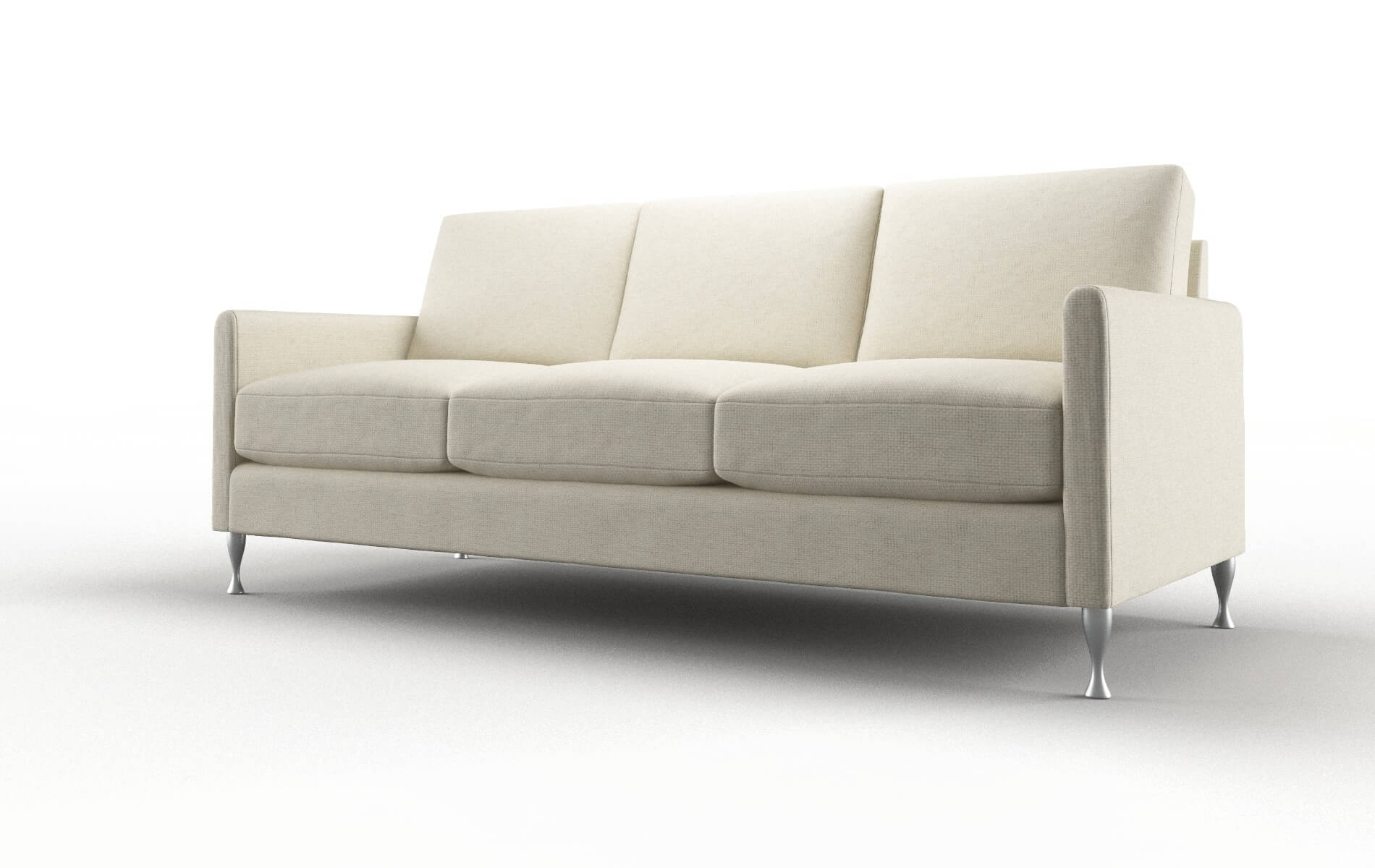 Eureka Phoenix Ivory Sofa metal legs 4