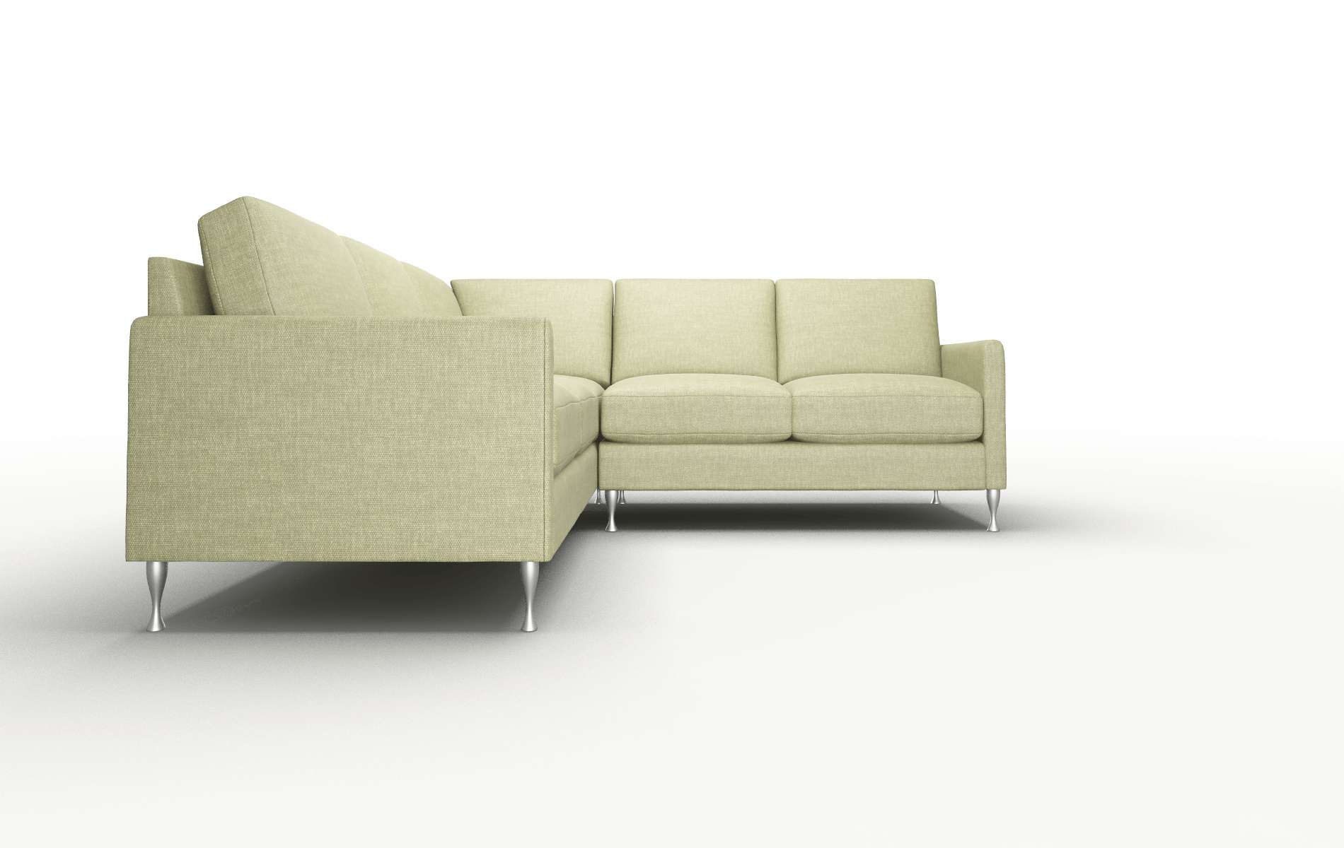 Eureka Portland Basil Sectional metal legs 2