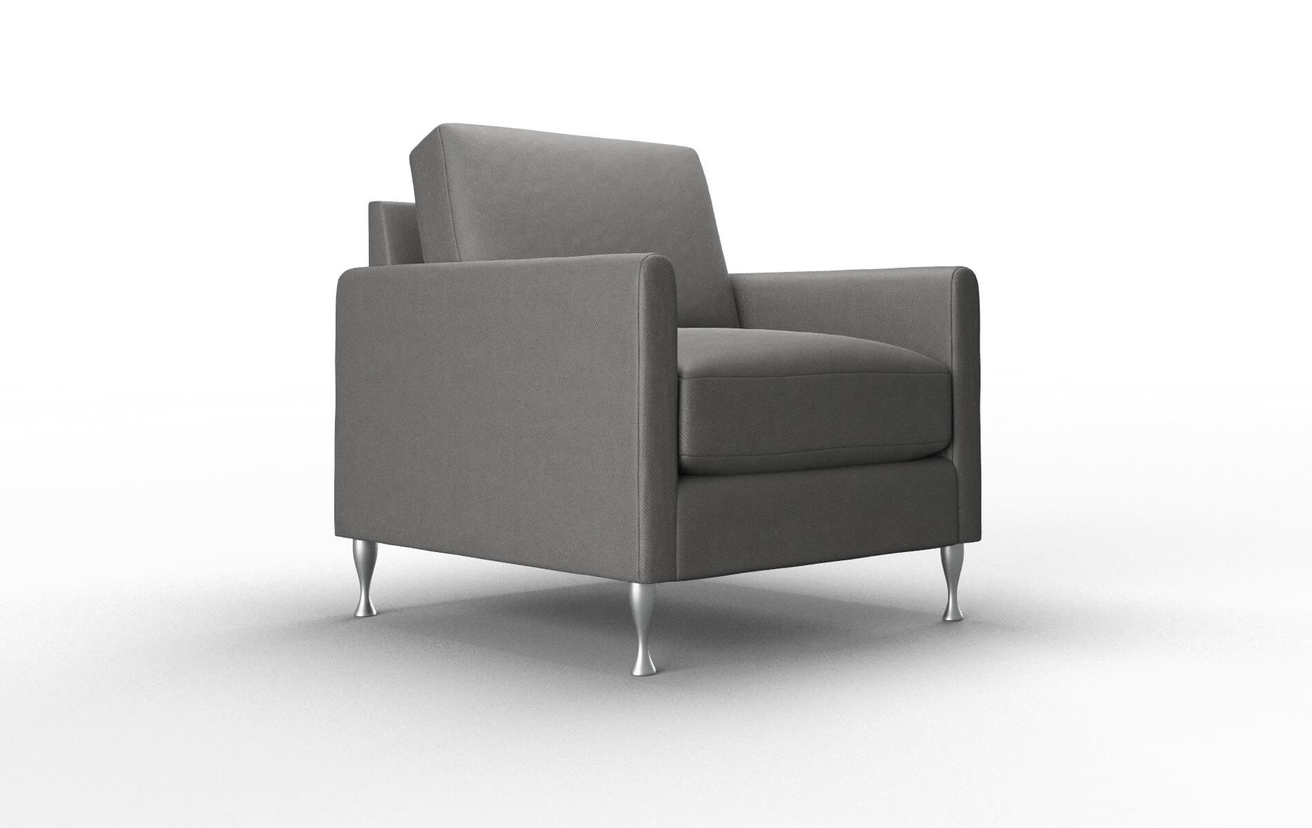 Eureka Rocket Charcoal Chair metal legs 2