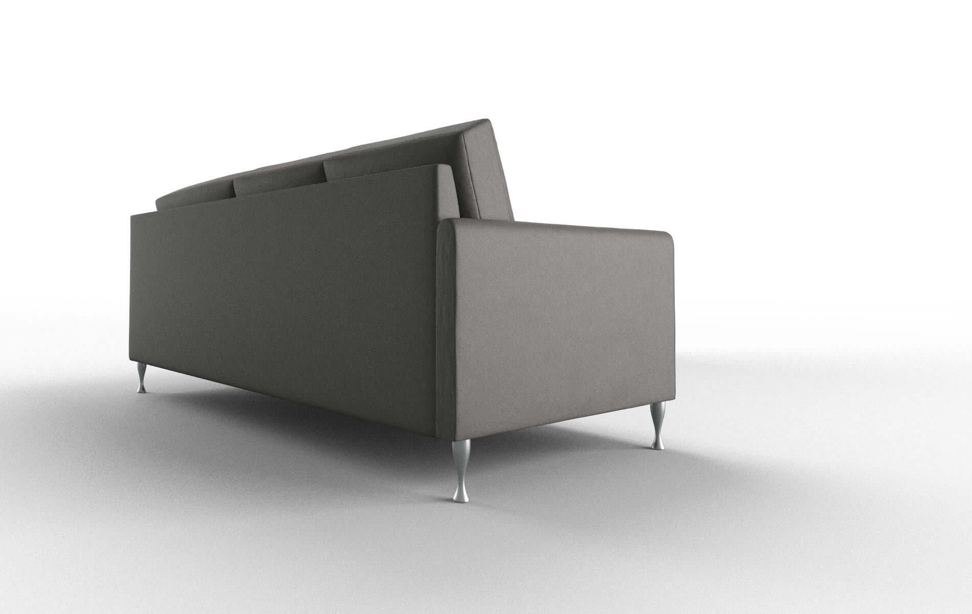 Eureka Rocket Charcoal Sectional metal legs 3