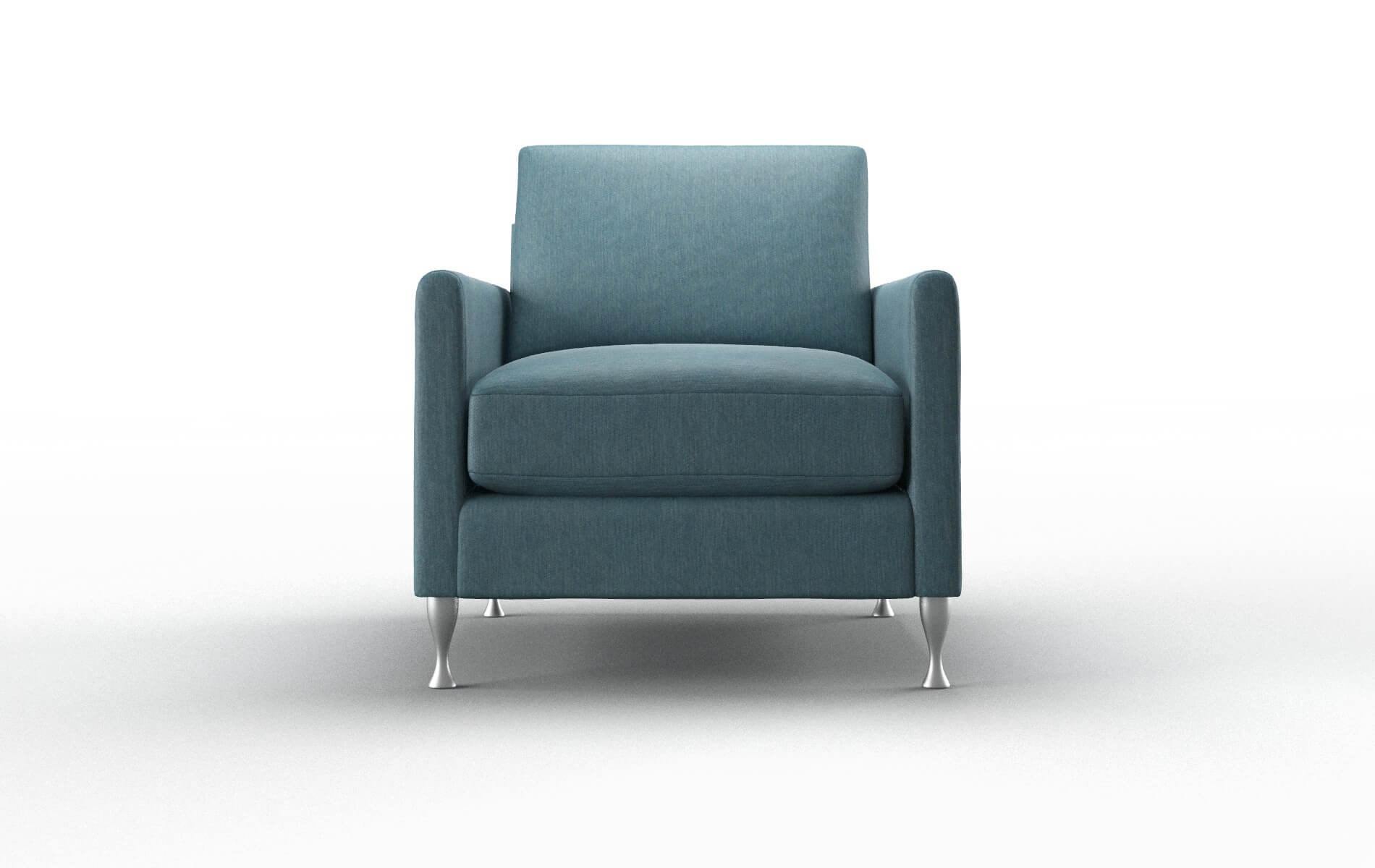 Eureka Royale Electric_blue Chair metal legs 1