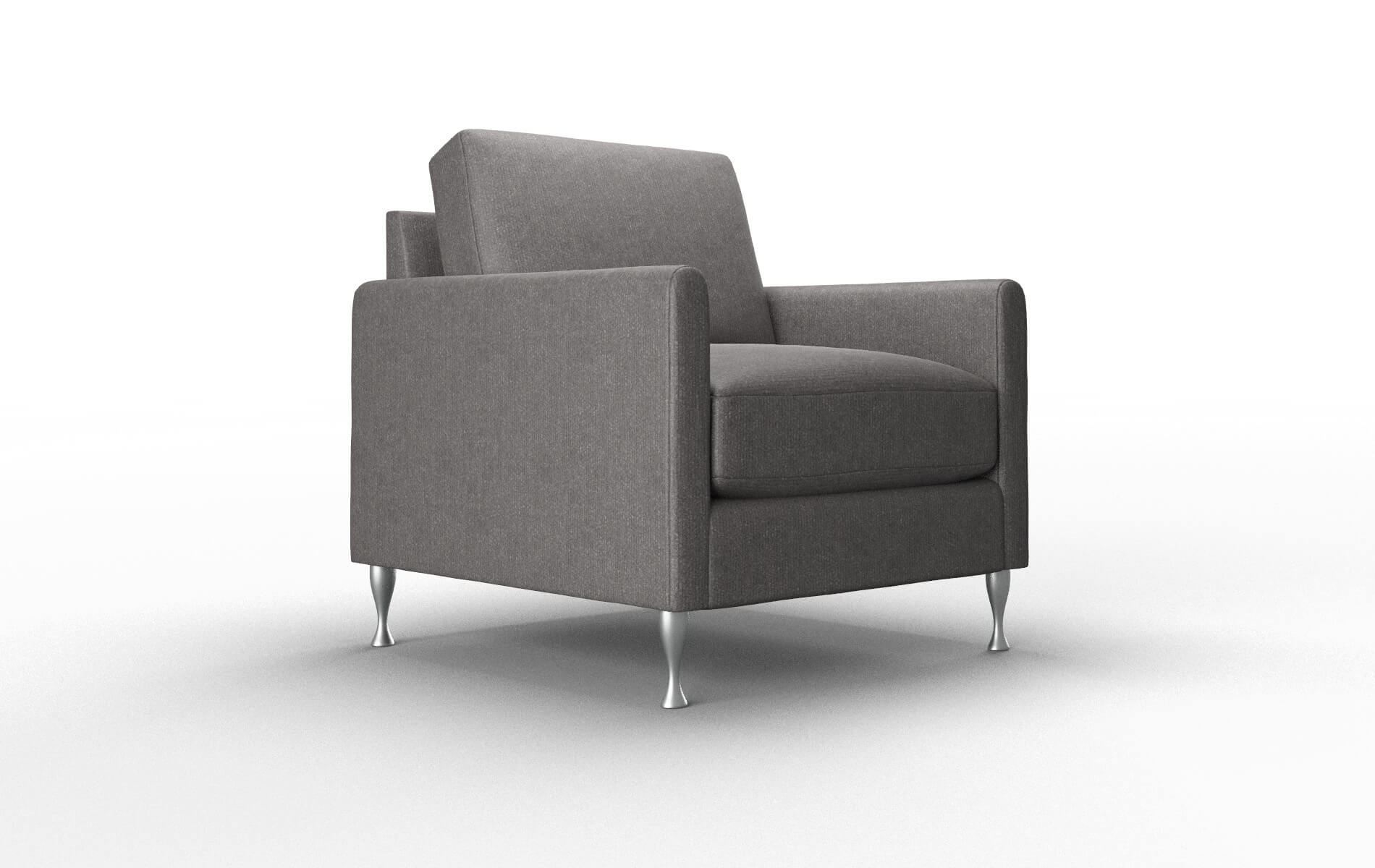 Eureka Sasha Grey Chair metal legs 2