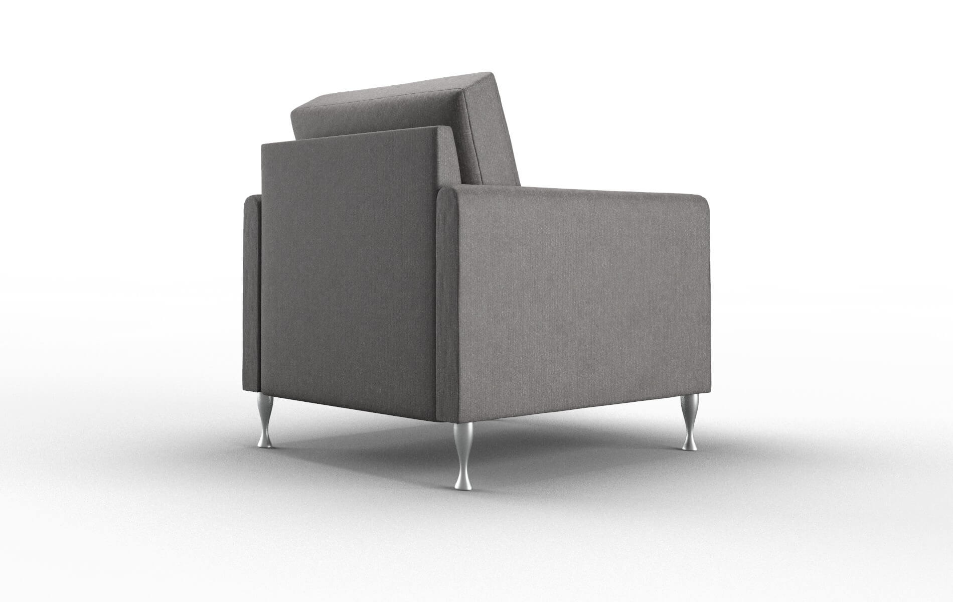 Eureka Sasha Grey Chair metal legs 5