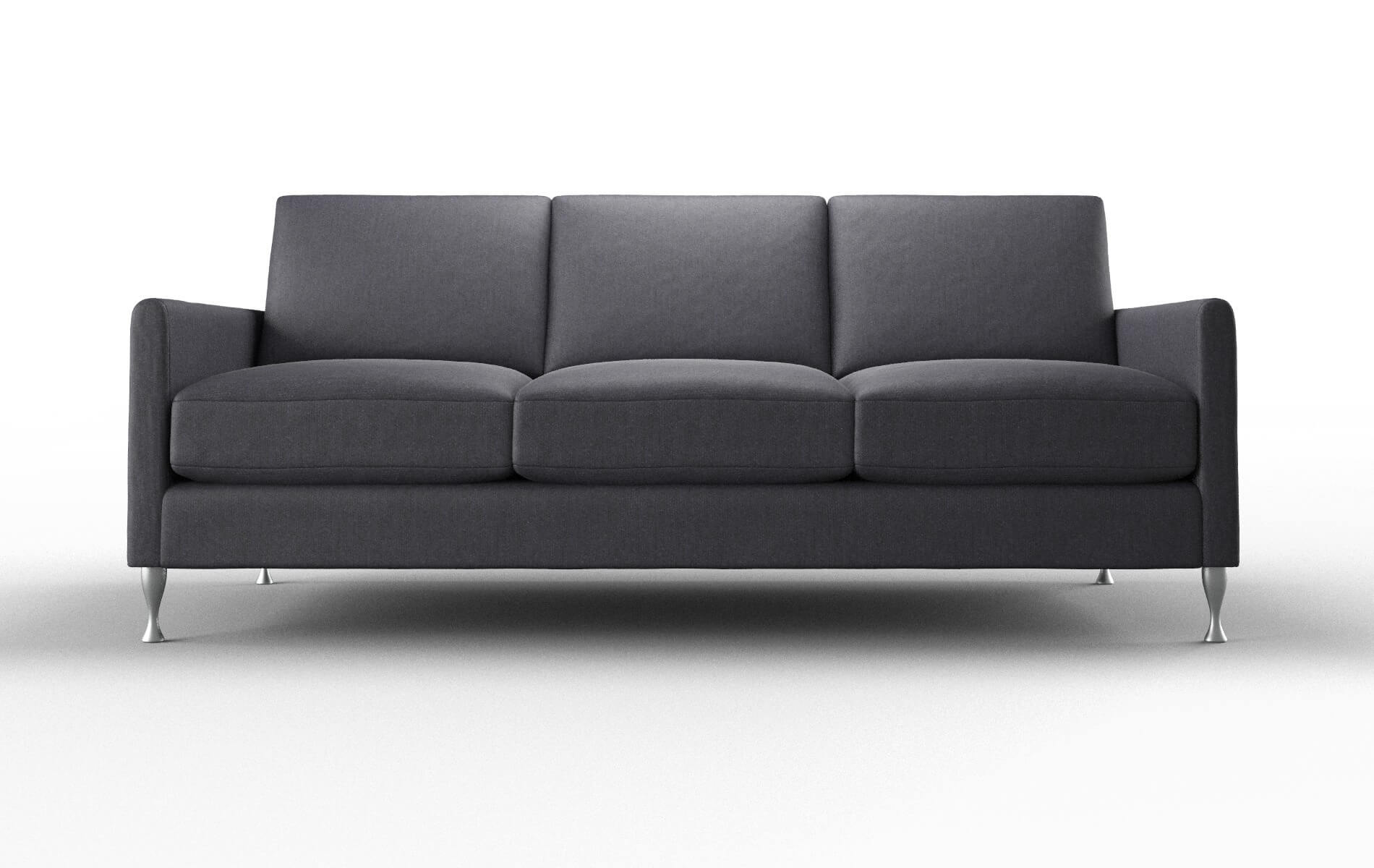 Eureka Sasha Navy Sofa metal legs 1