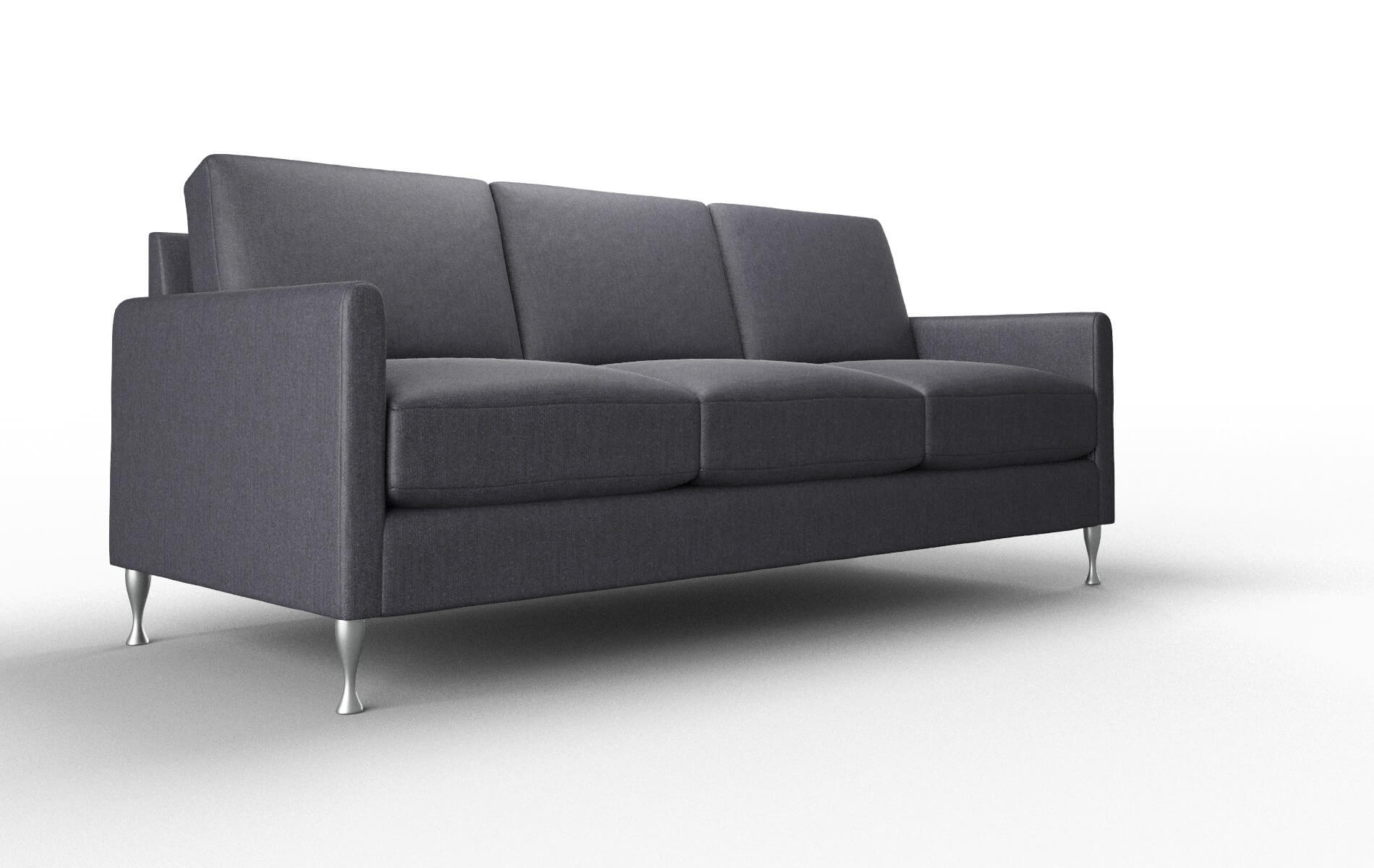 Eureka Sasha Navy Sofa metal legs 2