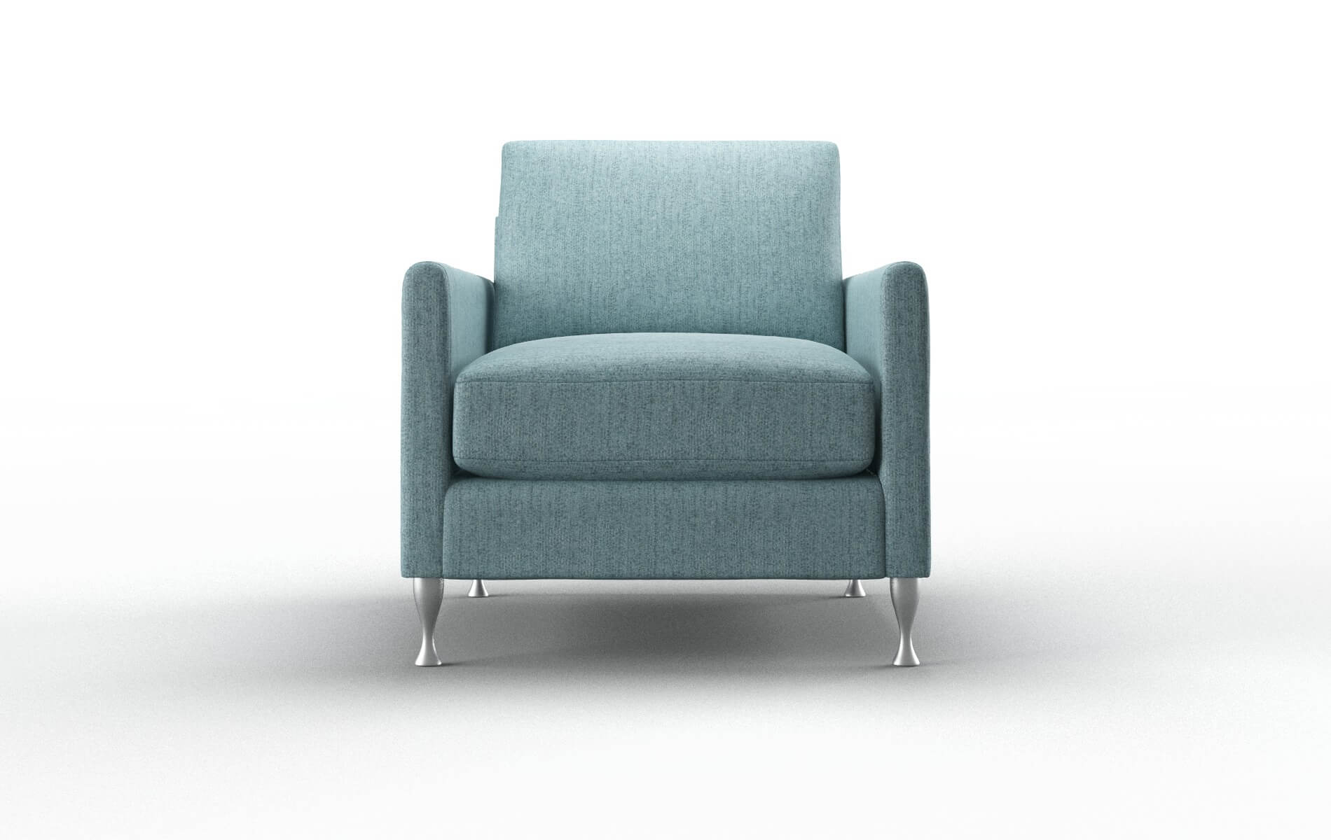 Eureka Sasha Teal Chair metal legs 1