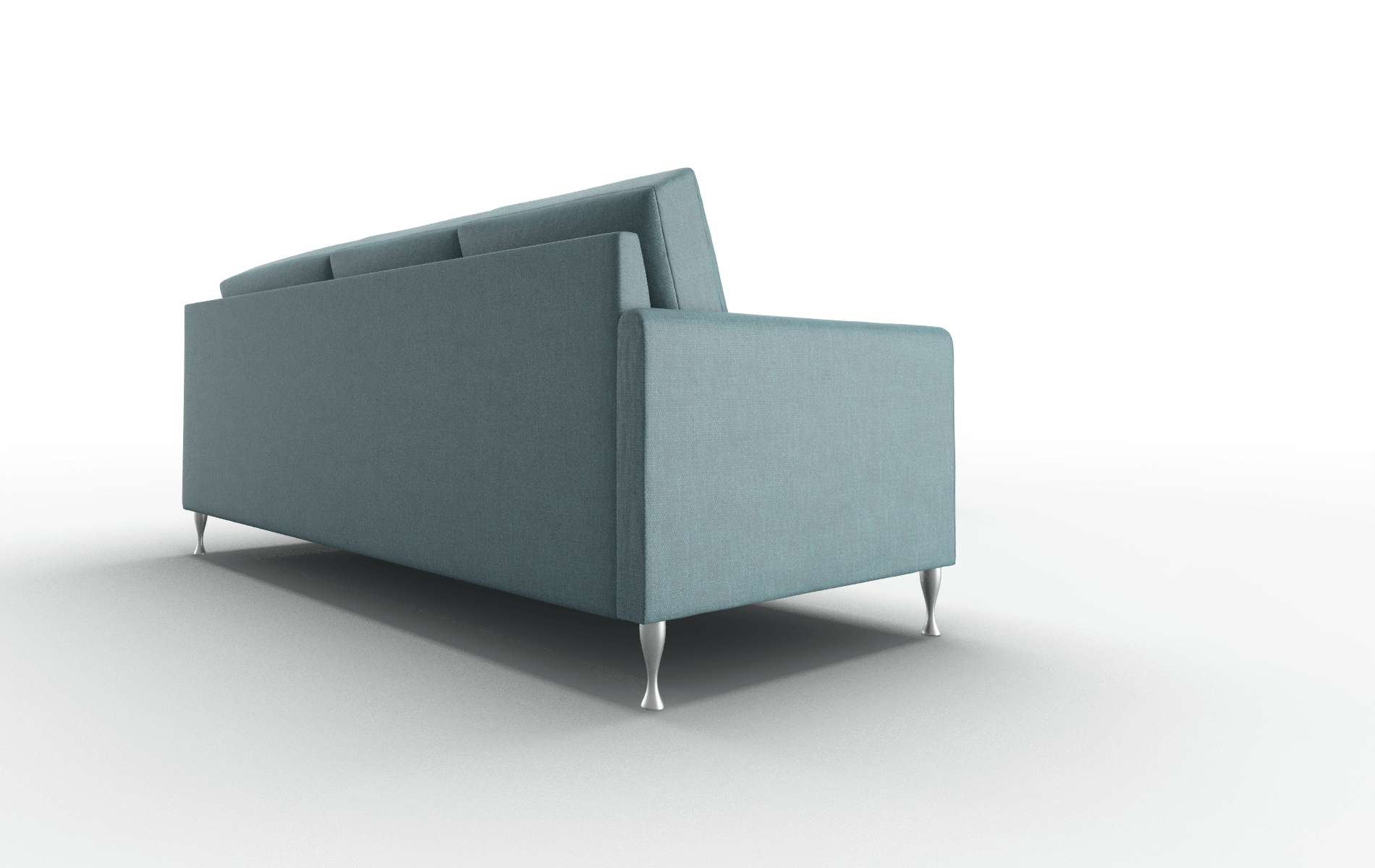 Eureka Simplex Blue_moon Sectional metal legs 3