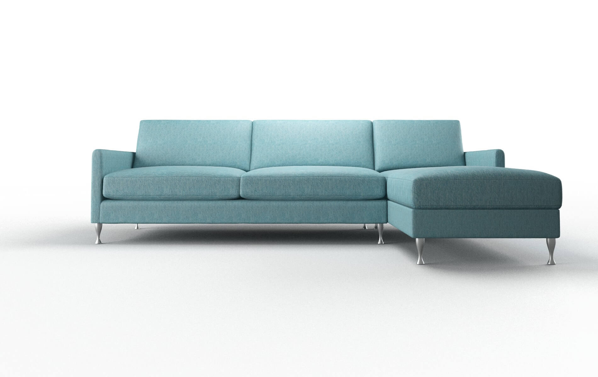 Eureka Sorrento denim Panel Metal Legs  1