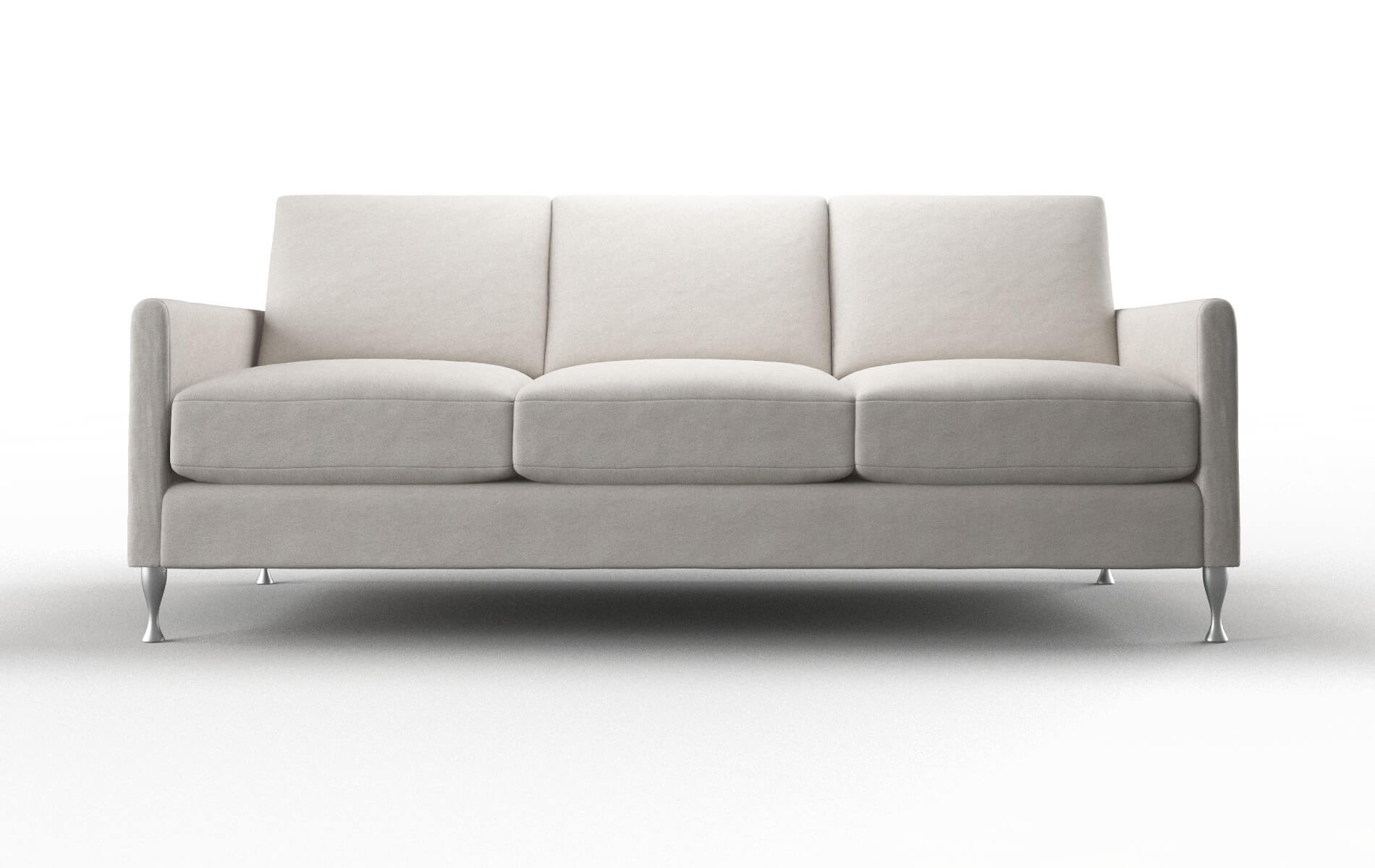 Eureka Suave dove Sofa Metal Legs  1