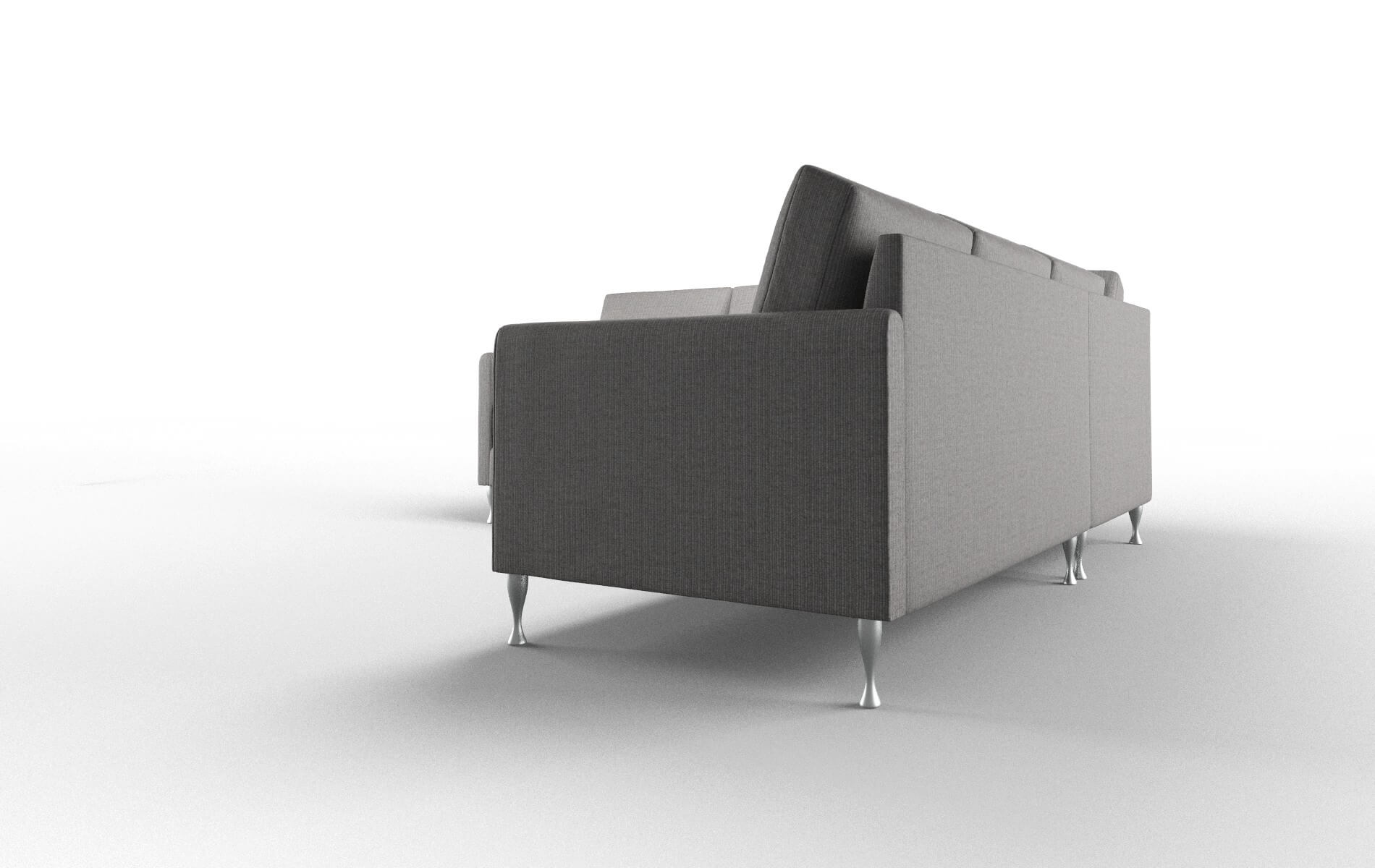 Eureka Terrain Oatmeal Sectional metal legs 4