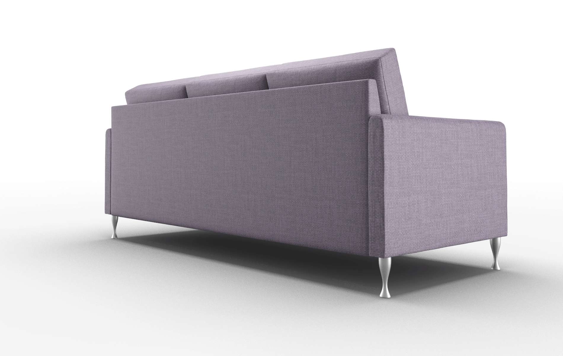 Eureka Tess Blackberry Sofa metal legs 5