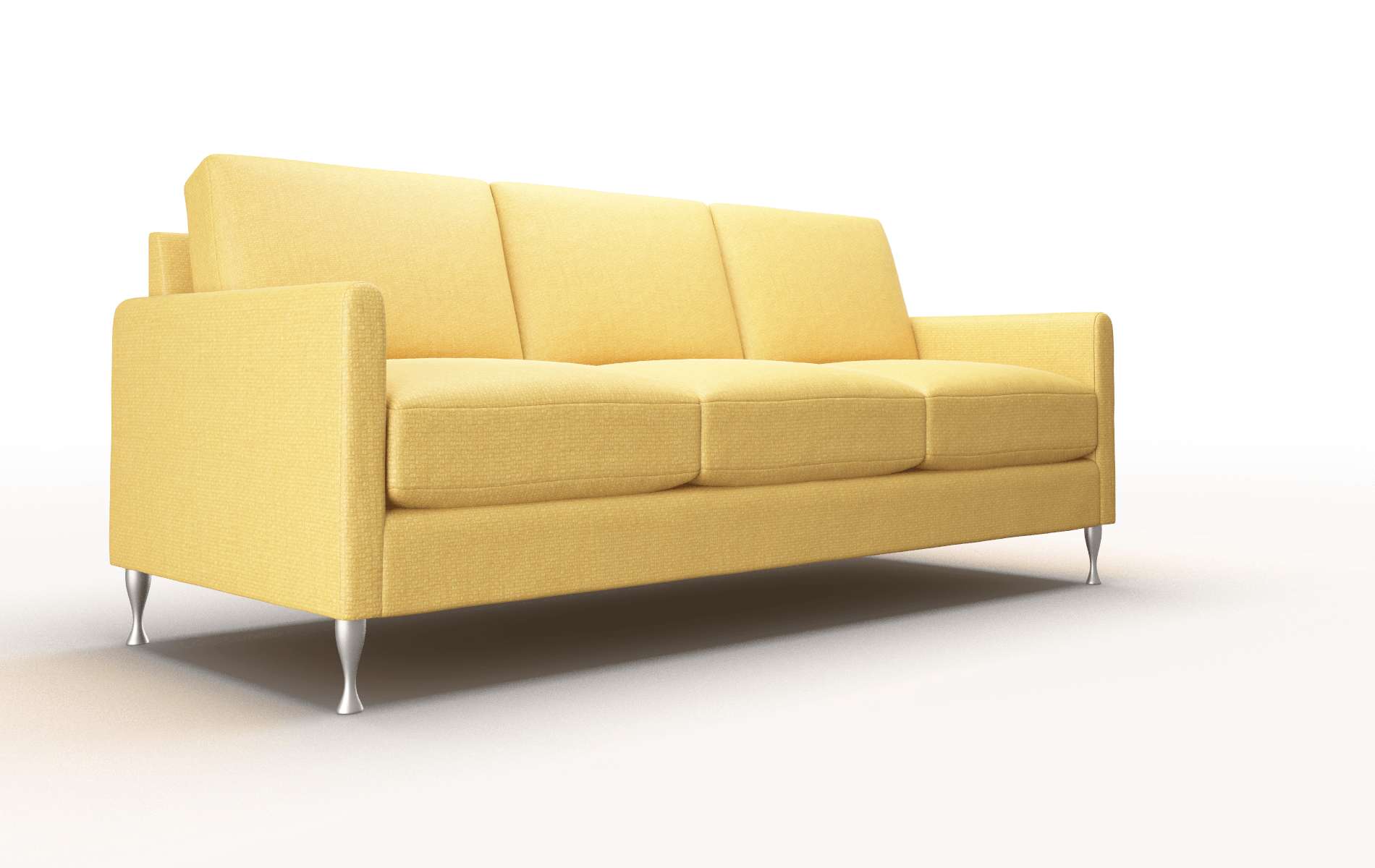 Eureka Tess Turmeric Sofa metal legs 2