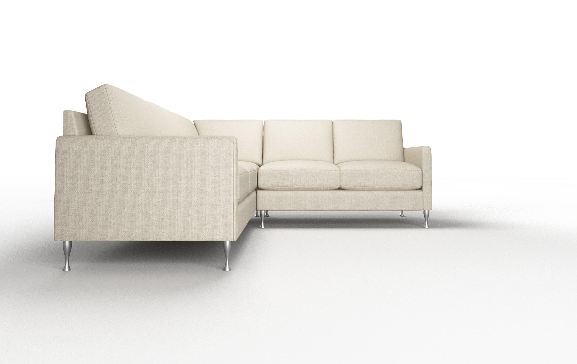 Eureka Urban_d Silver Sectional metal legs 2