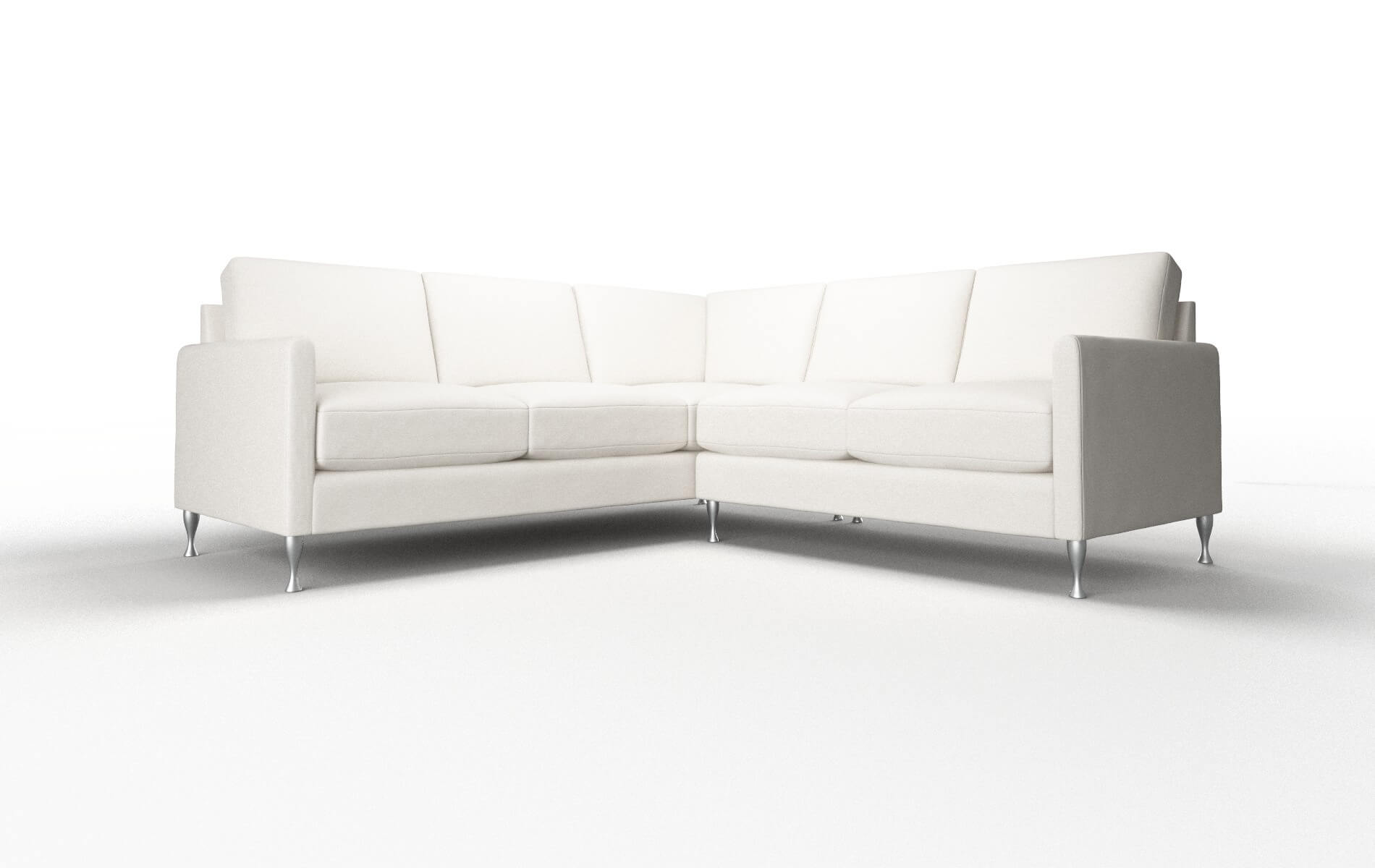 Eureka Venice Eggshell Sectional metal legs 1