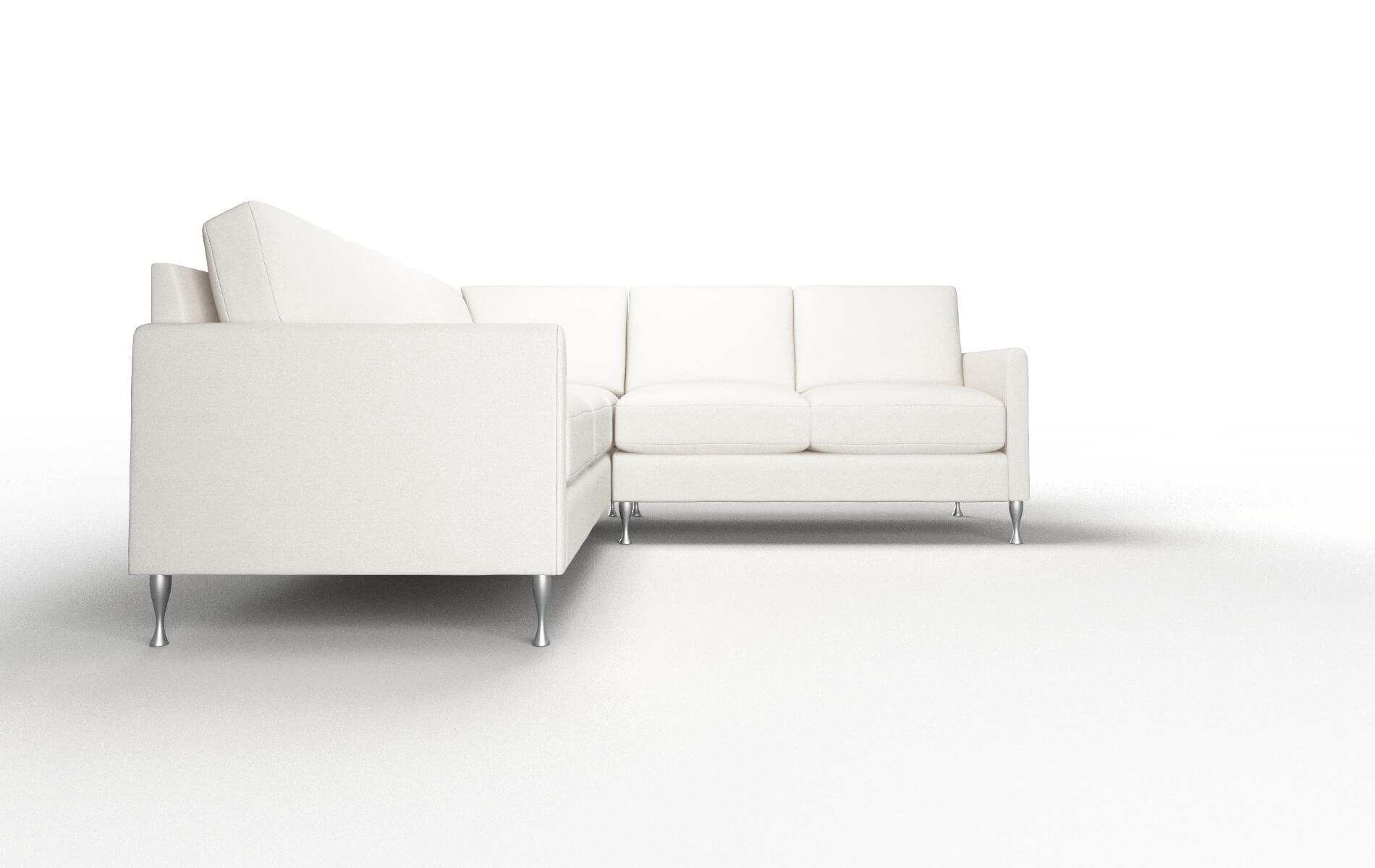 Eureka Venice Eggshell Sectional metal legs 2