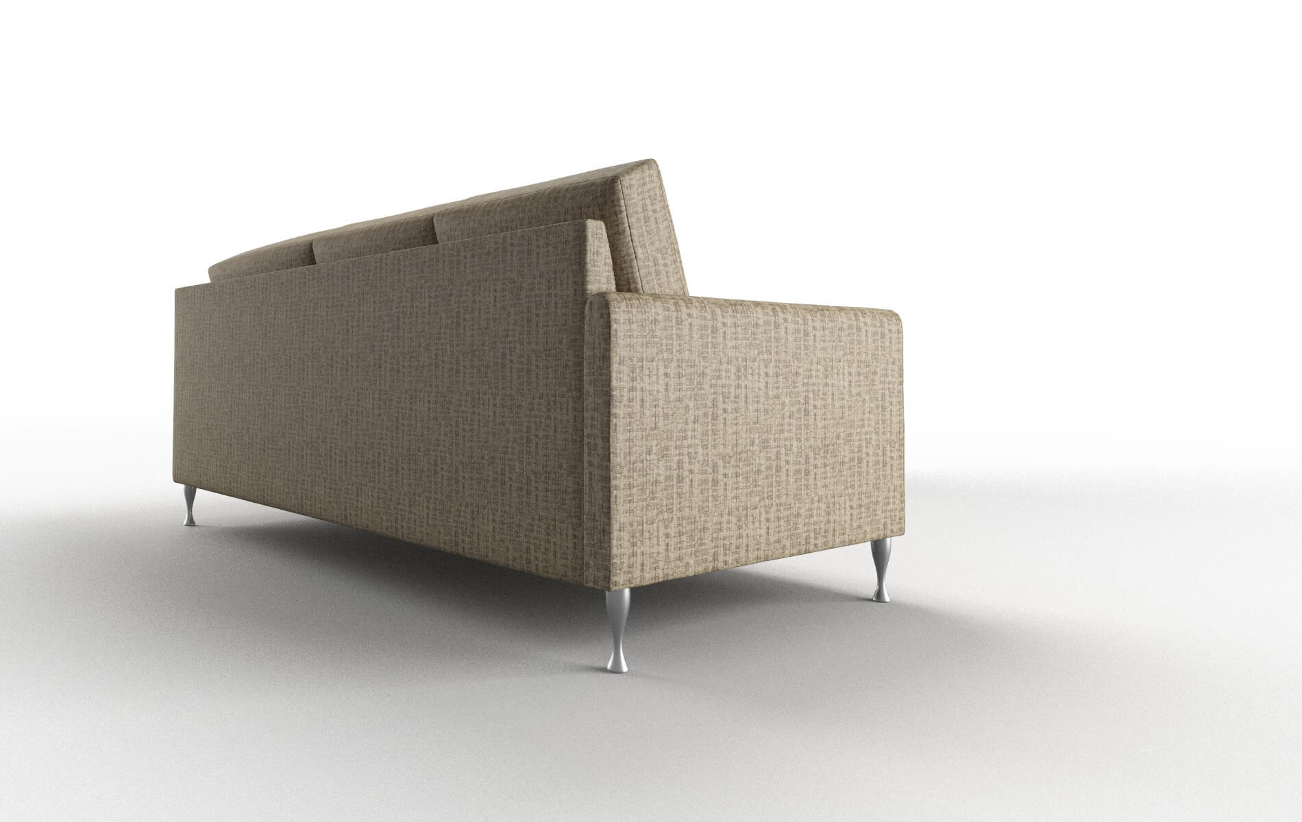 Eureka Venus Mocha Sectional metal legs 3