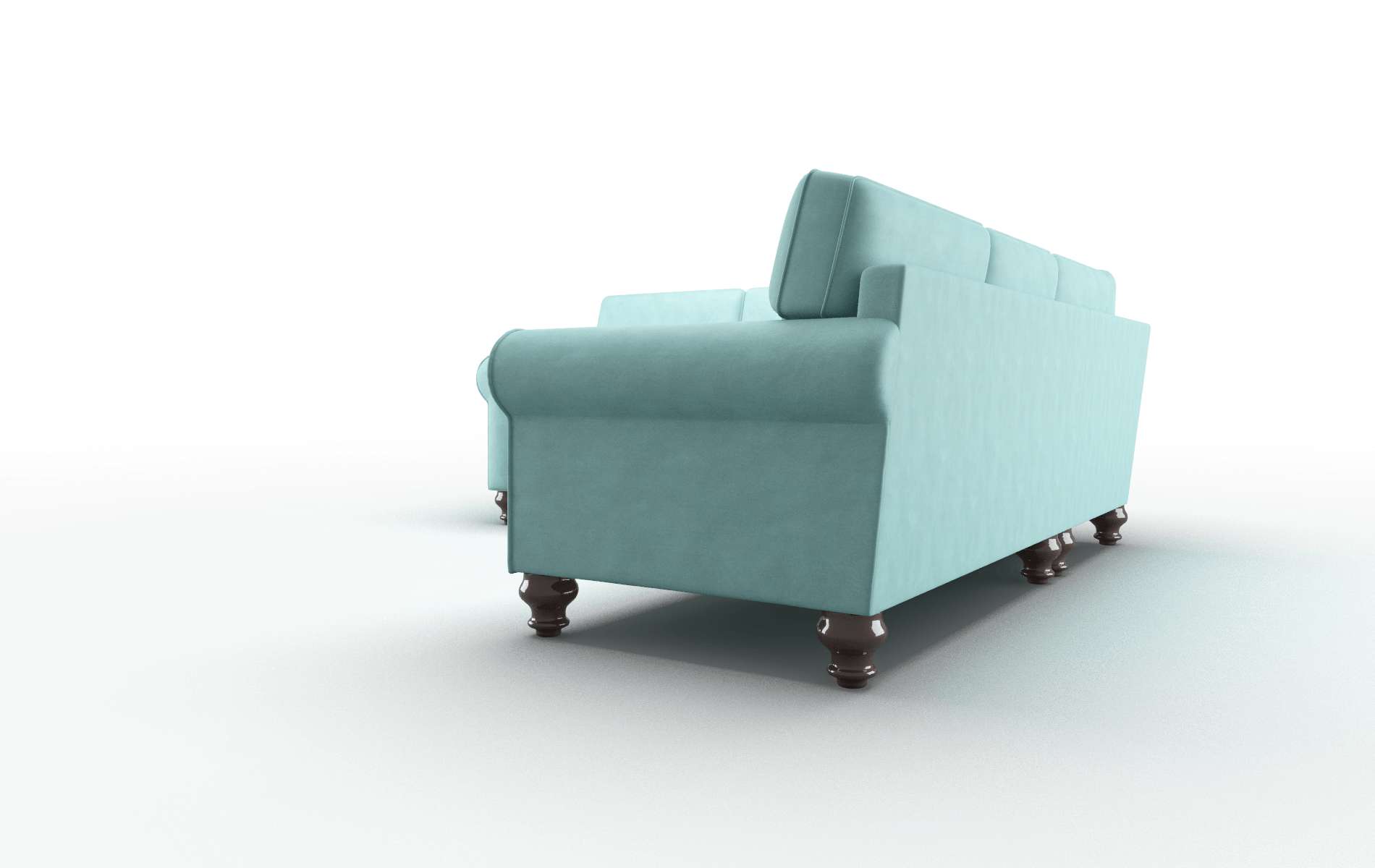 Farah Avalon_hp Aqua Sectional espresso legs 4
