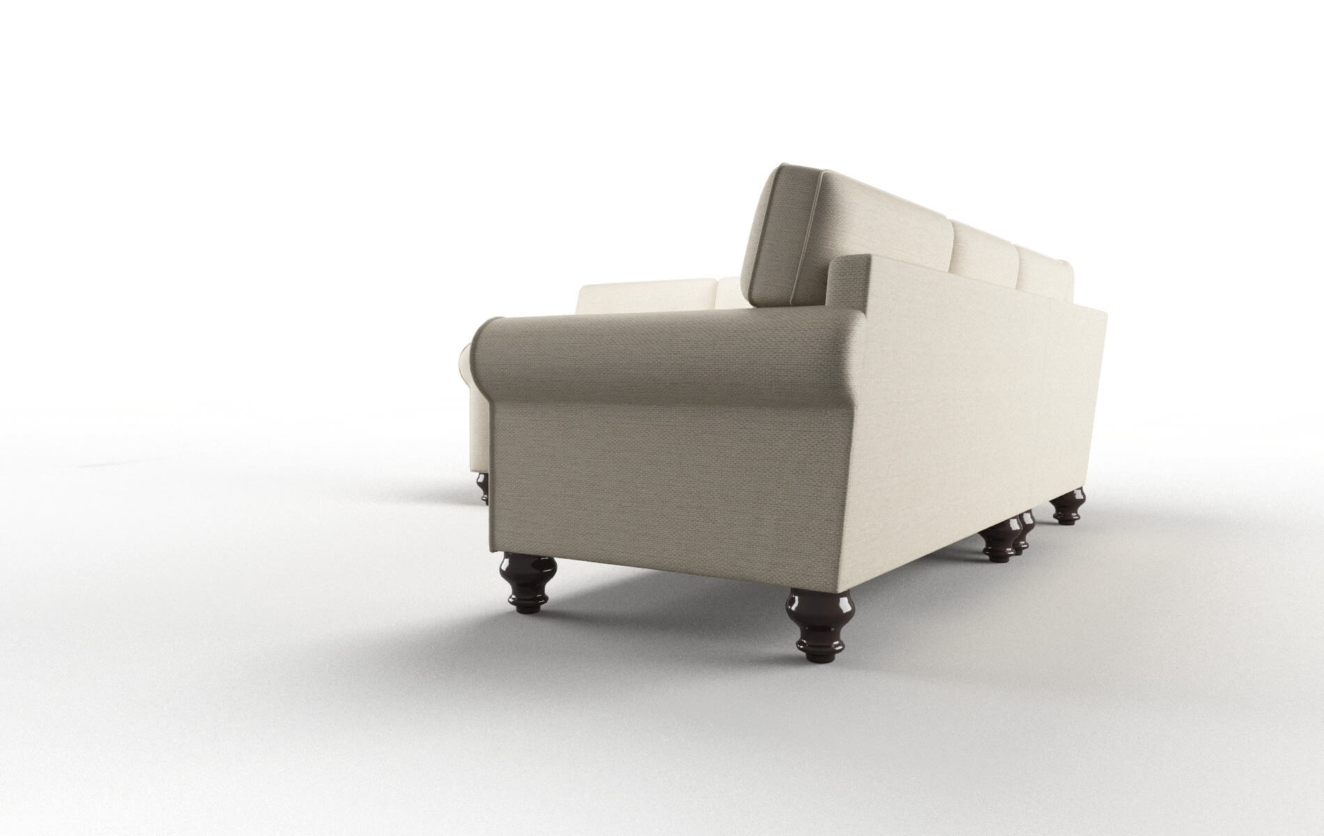 Farah Avenger Beach Sectional espresso legs 4