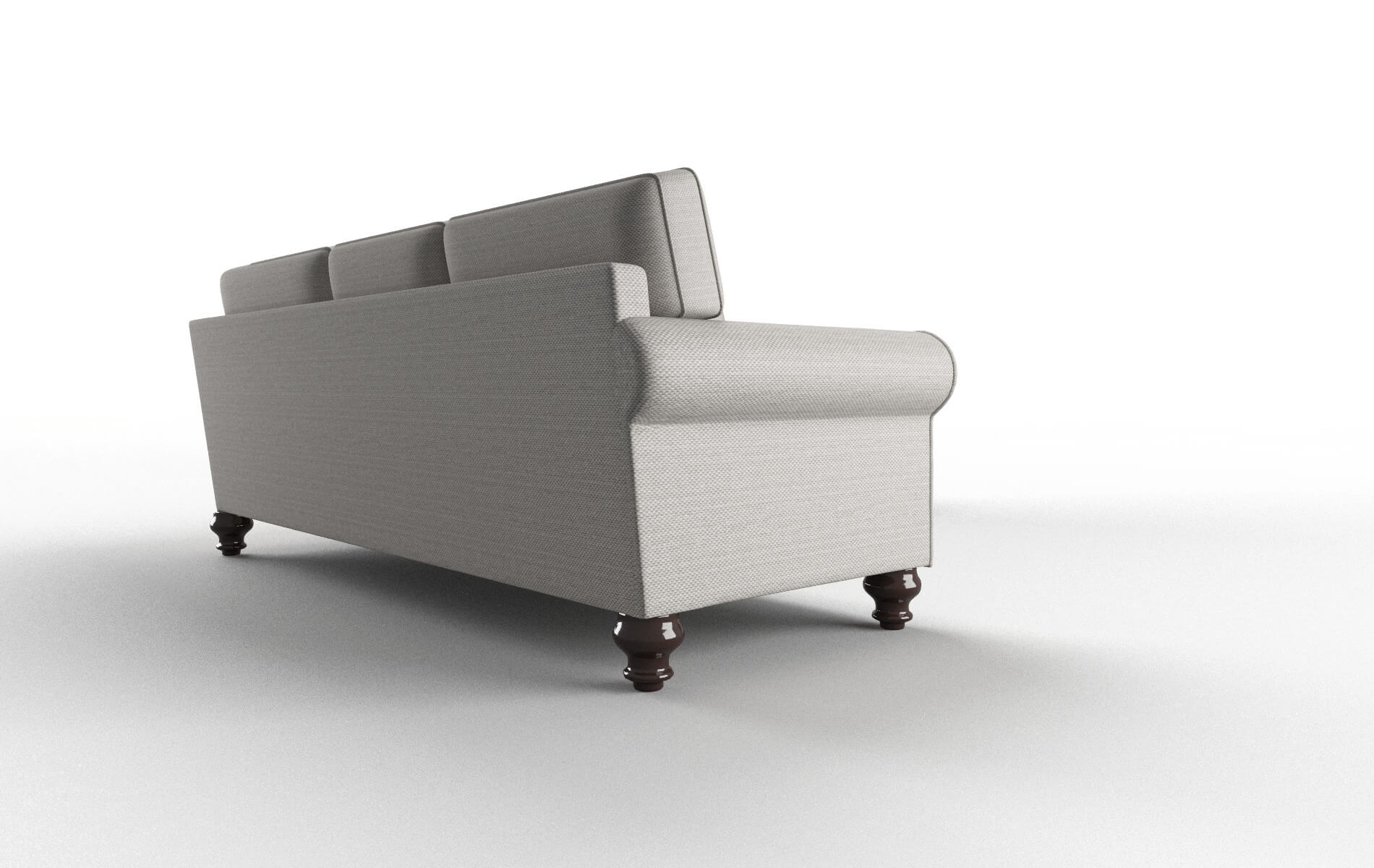 Farah Avenger Dolphin Sectional espresso legs 3