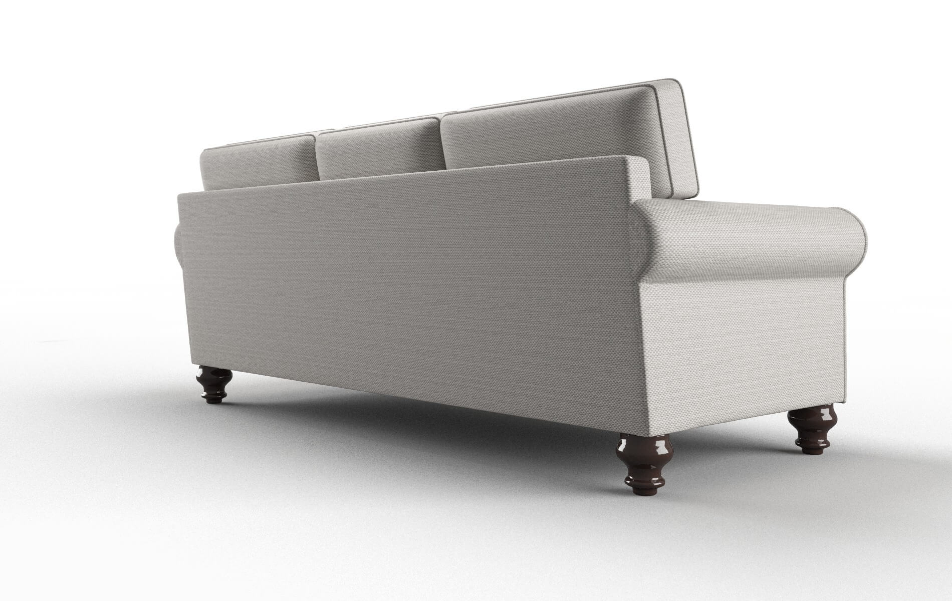 Farah Avenger Dolphin Sofa espresso legs 5