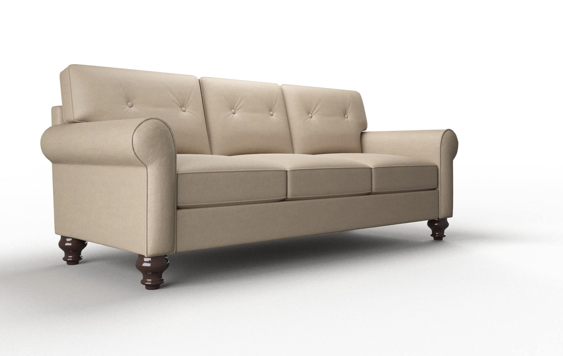 Farah Avenger Driftwood Sofa espresso legs 2