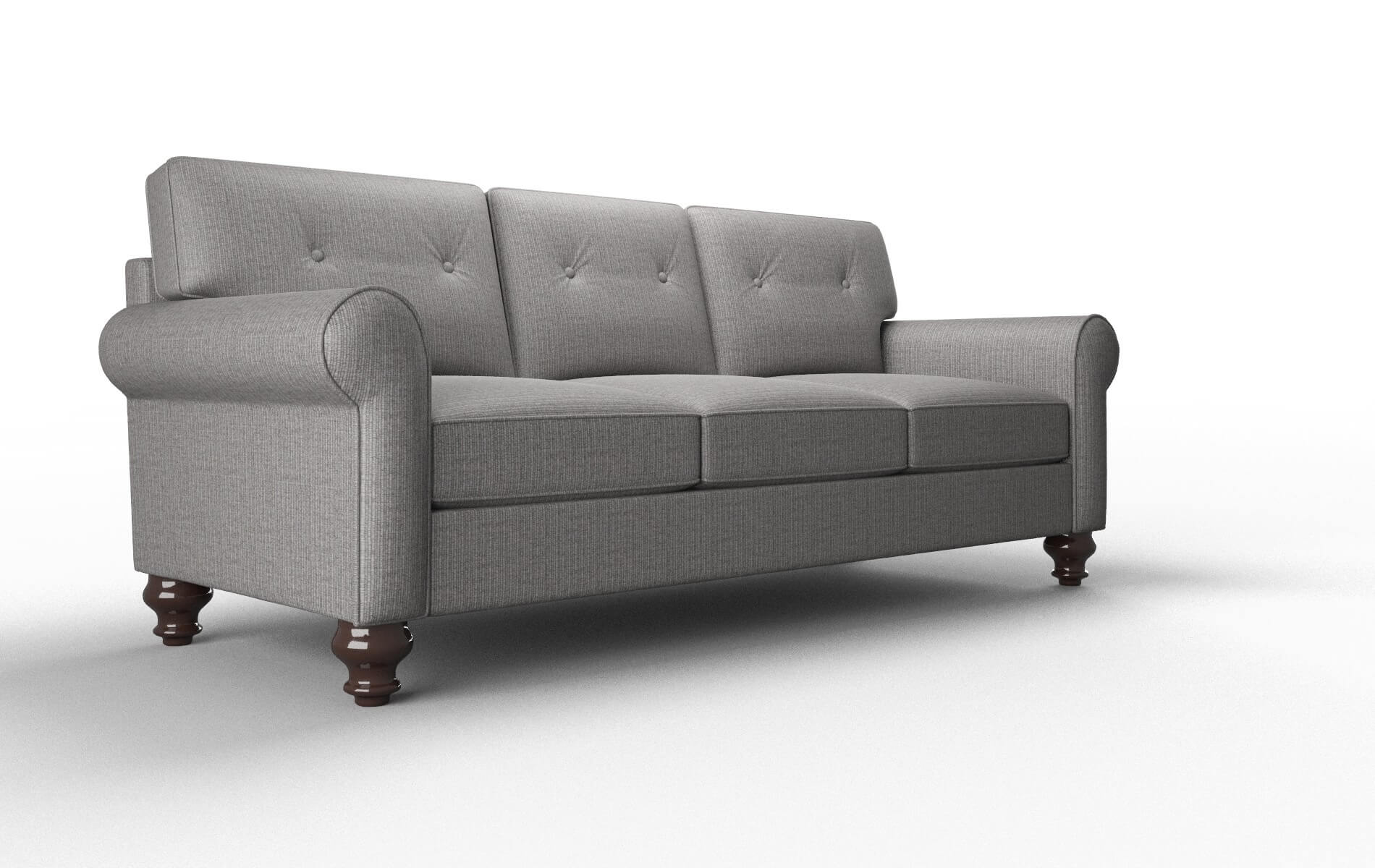 Farah Avenger Zinc Sofa espresso legs 2