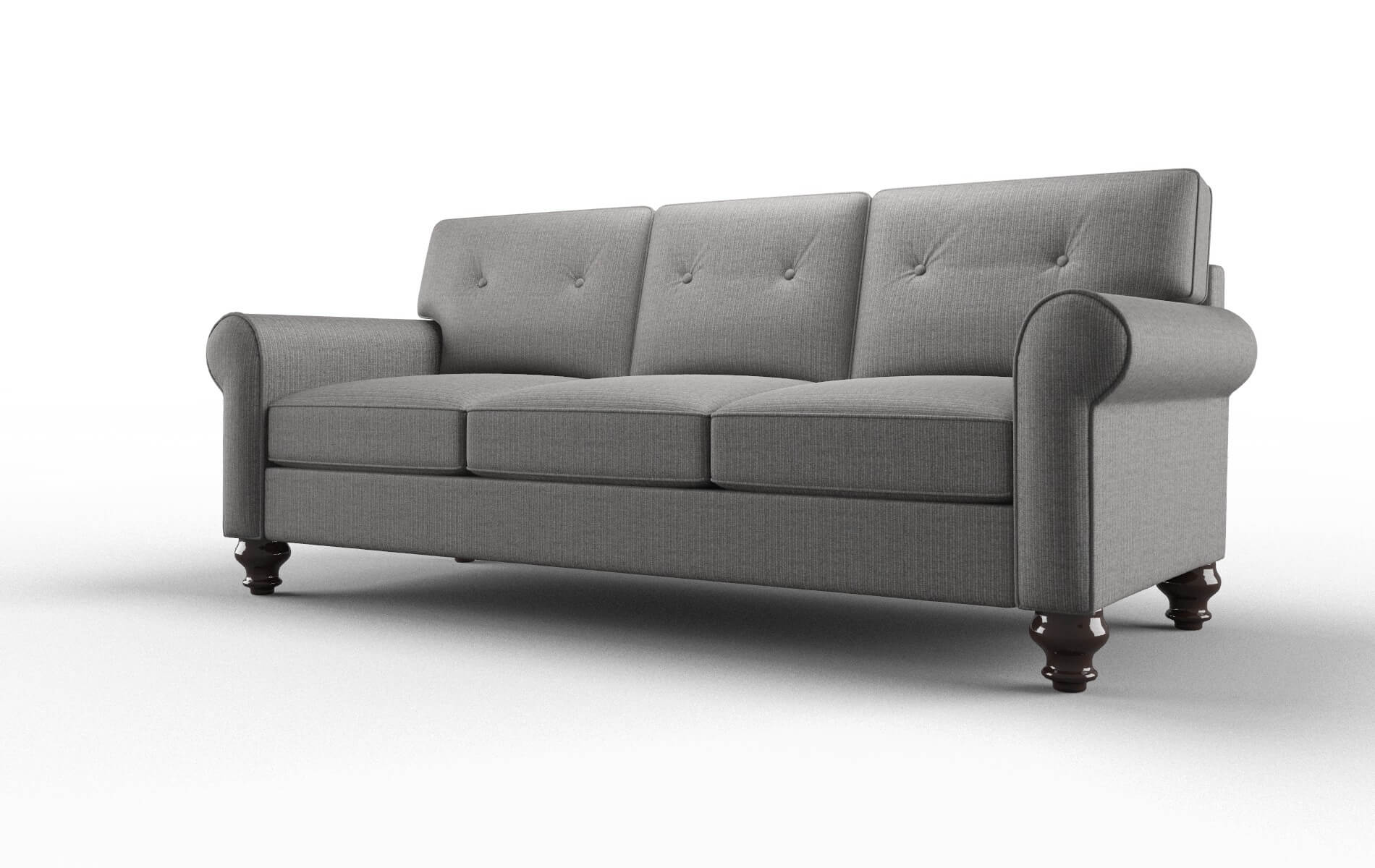 Farah Avenger Zinc Sofa espresso legs 4
