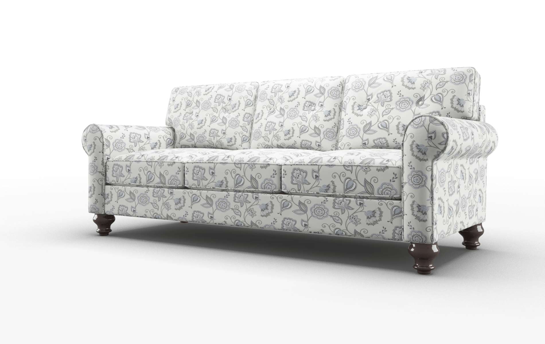 Farah Avignon Sky Sofa espresso legs 4