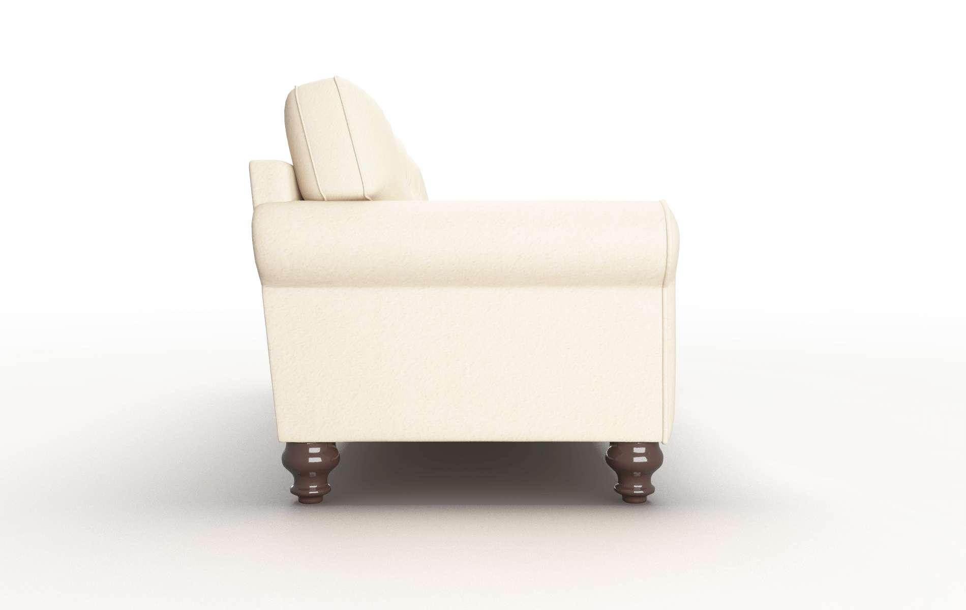 Farah Bella Buckwheat Sofa espresso legs 3