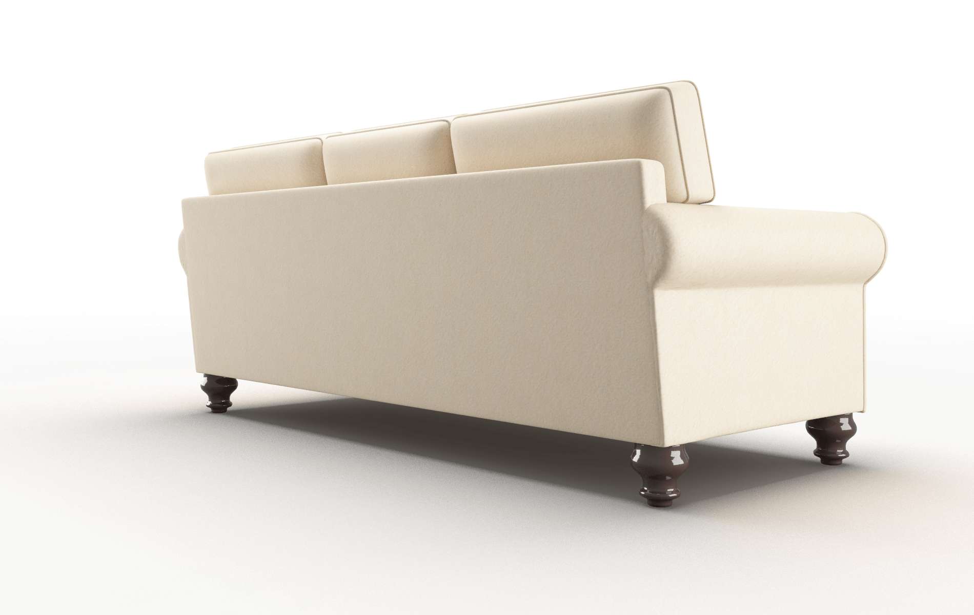 Farah Bella Buckwheat Sofa espresso legs 5