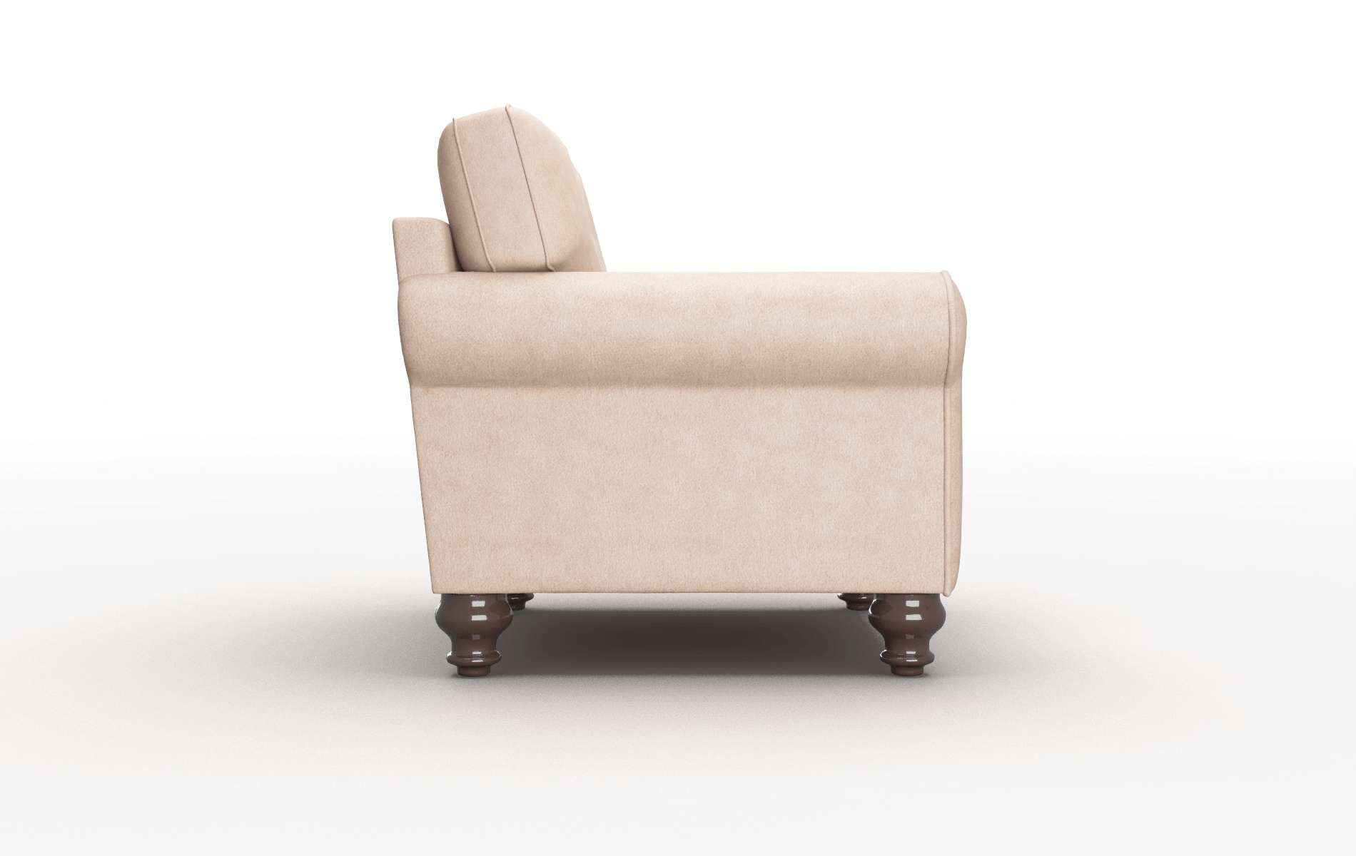 Farah Bella Cocoa Chair espresso legs 3