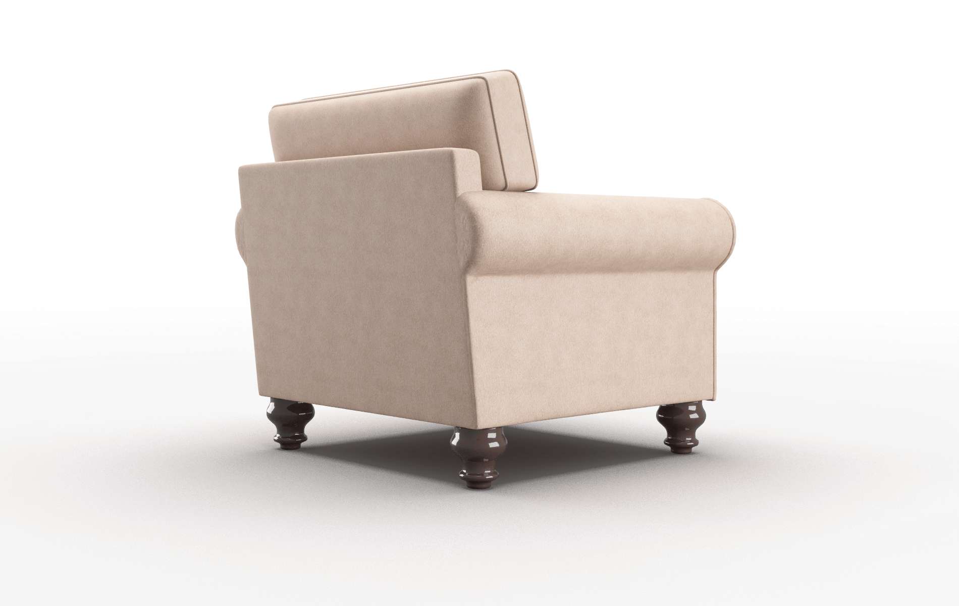 Farah Bella Cocoa Chair espresso legs 5