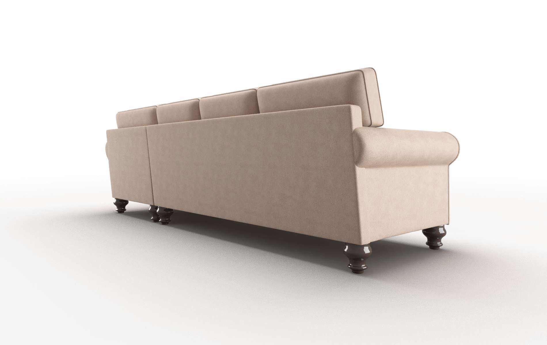 Farah Bella Cocoa Panel espresso legs 5