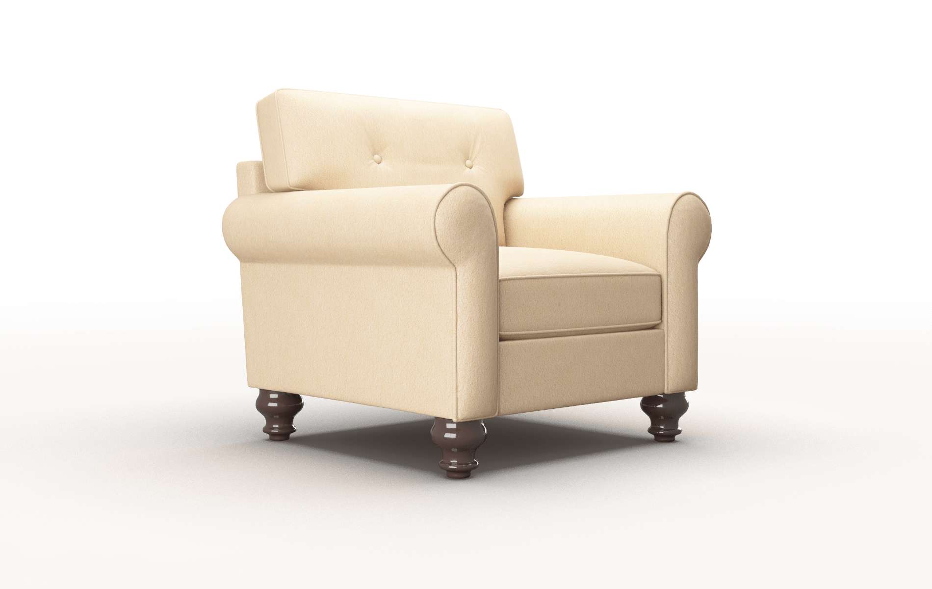 Farah Bella Coffee Chair espresso legs 2