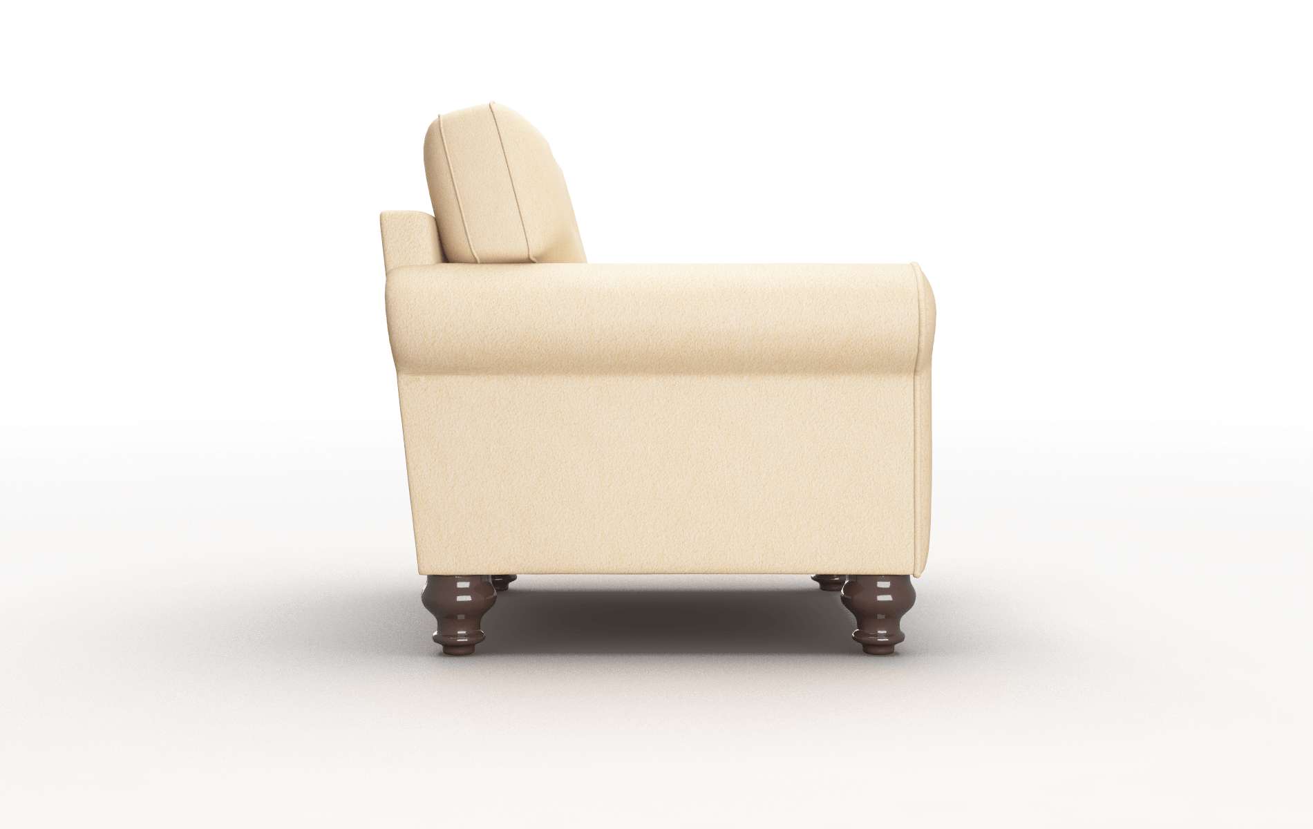 Farah Bella Coffee Chair espresso legs 3