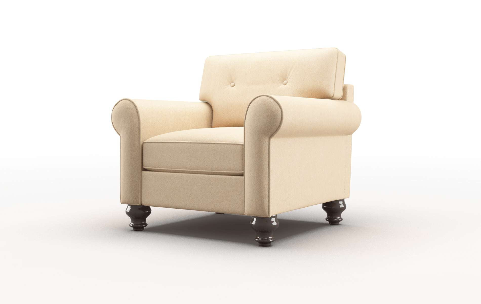 Farah Bella Coffee Chair espresso legs 4