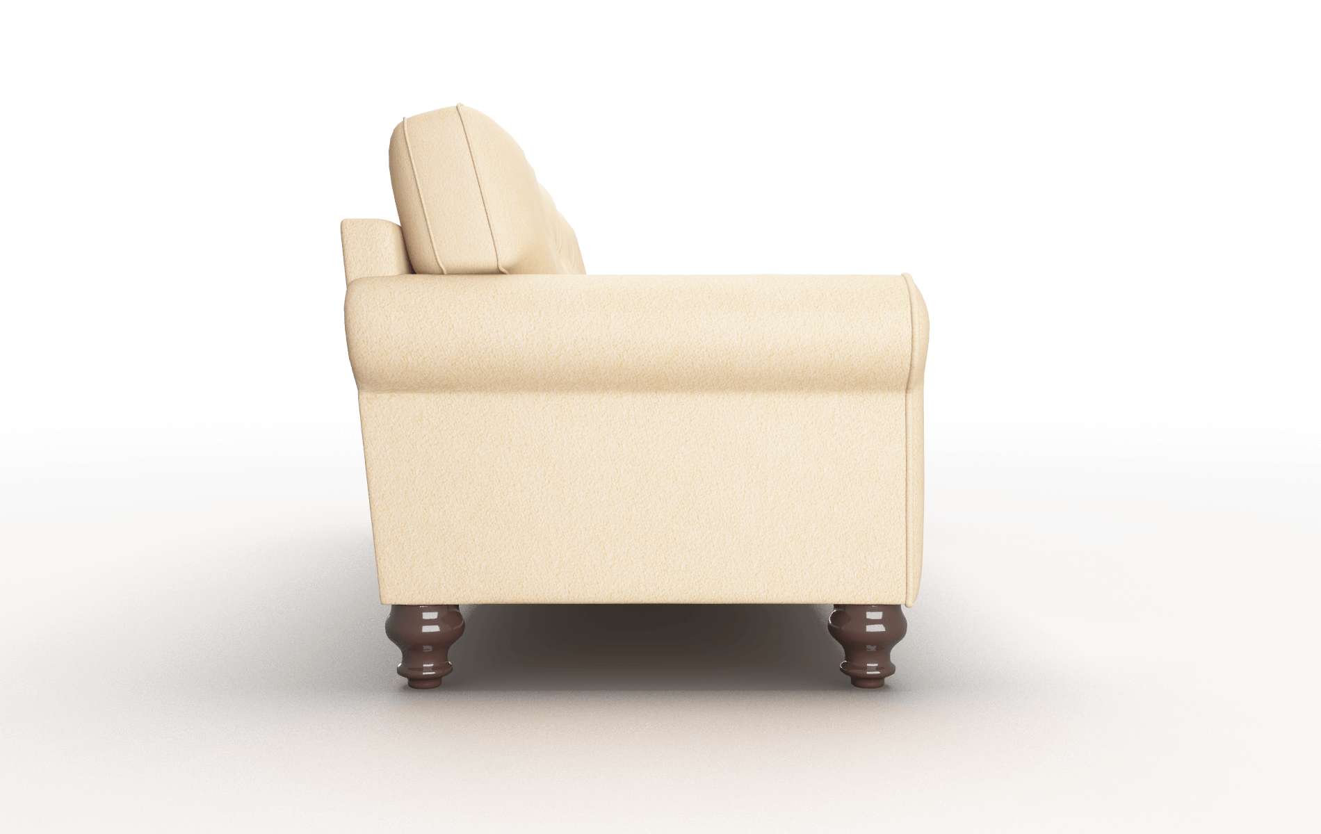 Farah Bella Coffee Sofa espresso legs 3