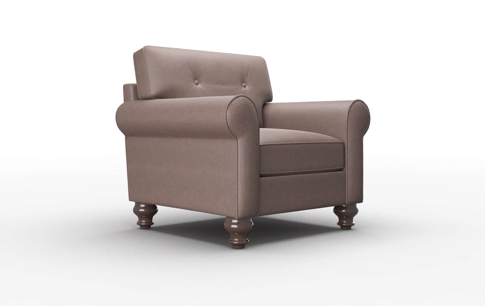 Farah Bella Espresso Chair espresso legs 2