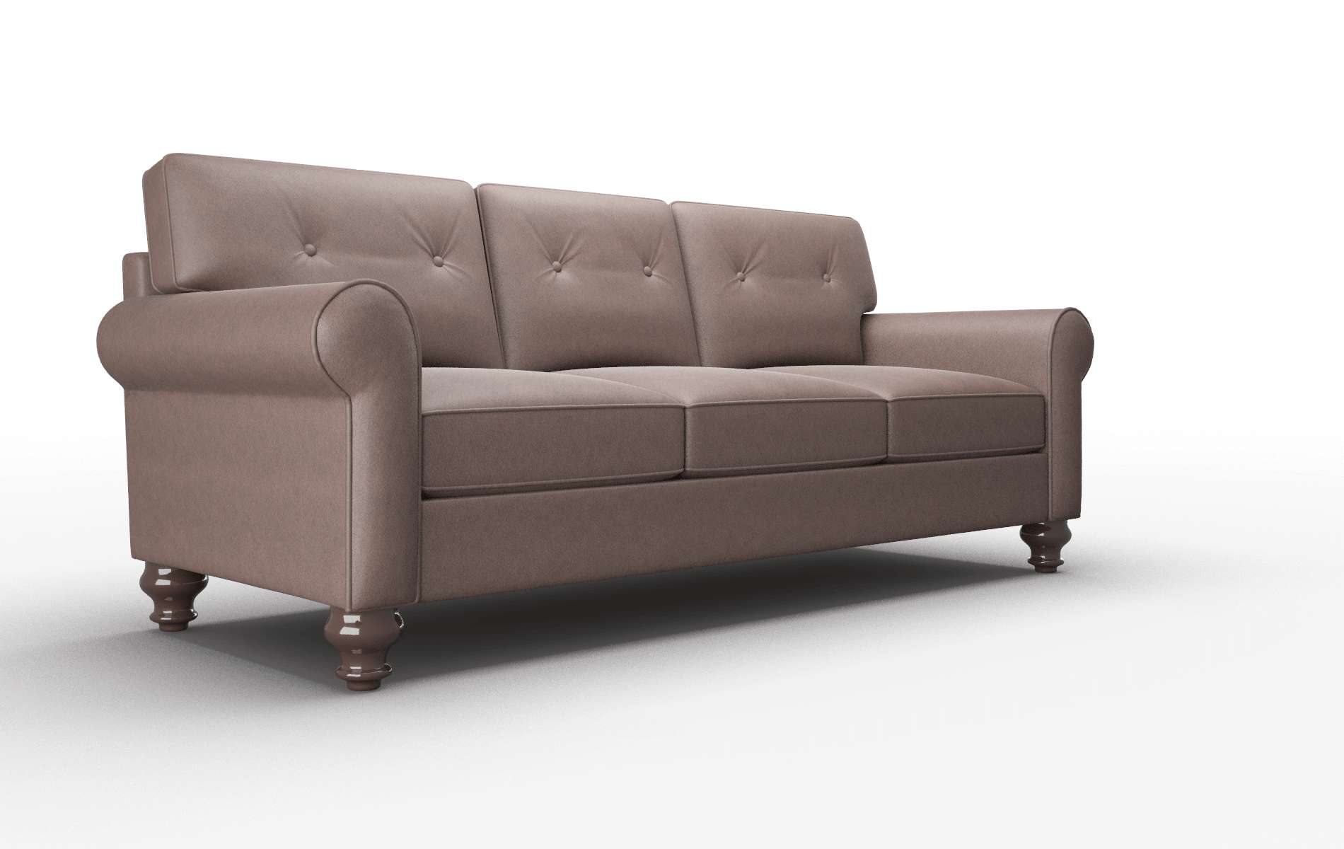 Farah Bella Espresso Sofa espresso legs 2
