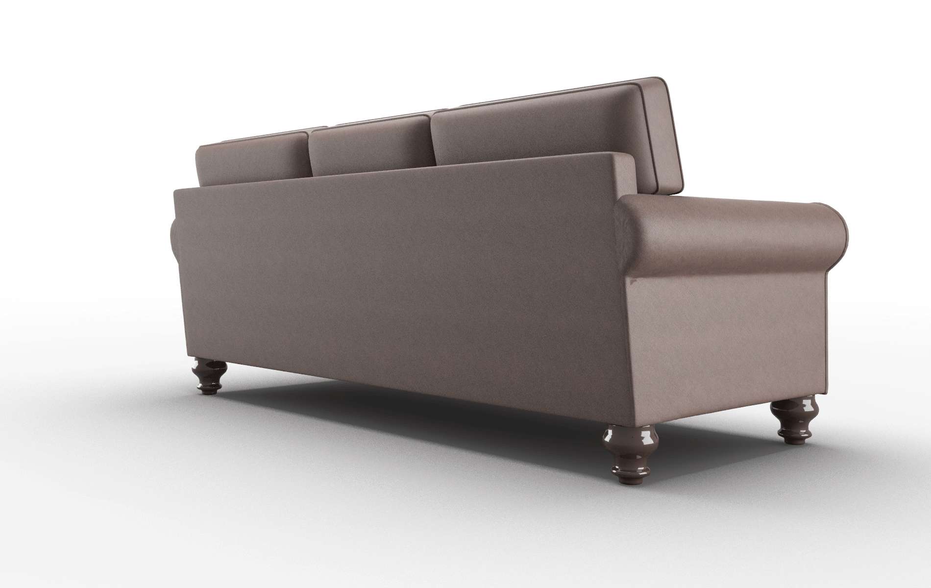 Farah Bella Espresso Sofa espresso legs 5