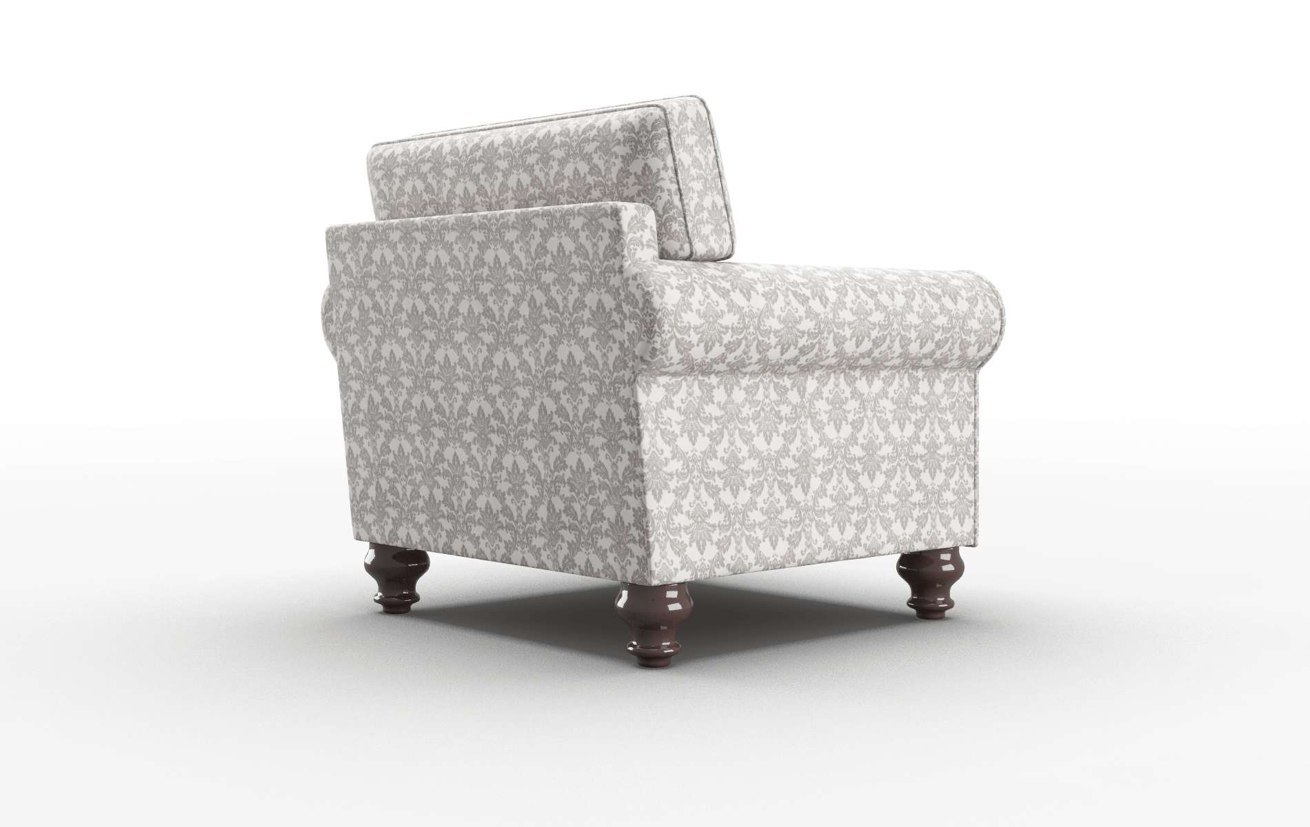 Farah Bergamo Dove Chair espresso legs 5