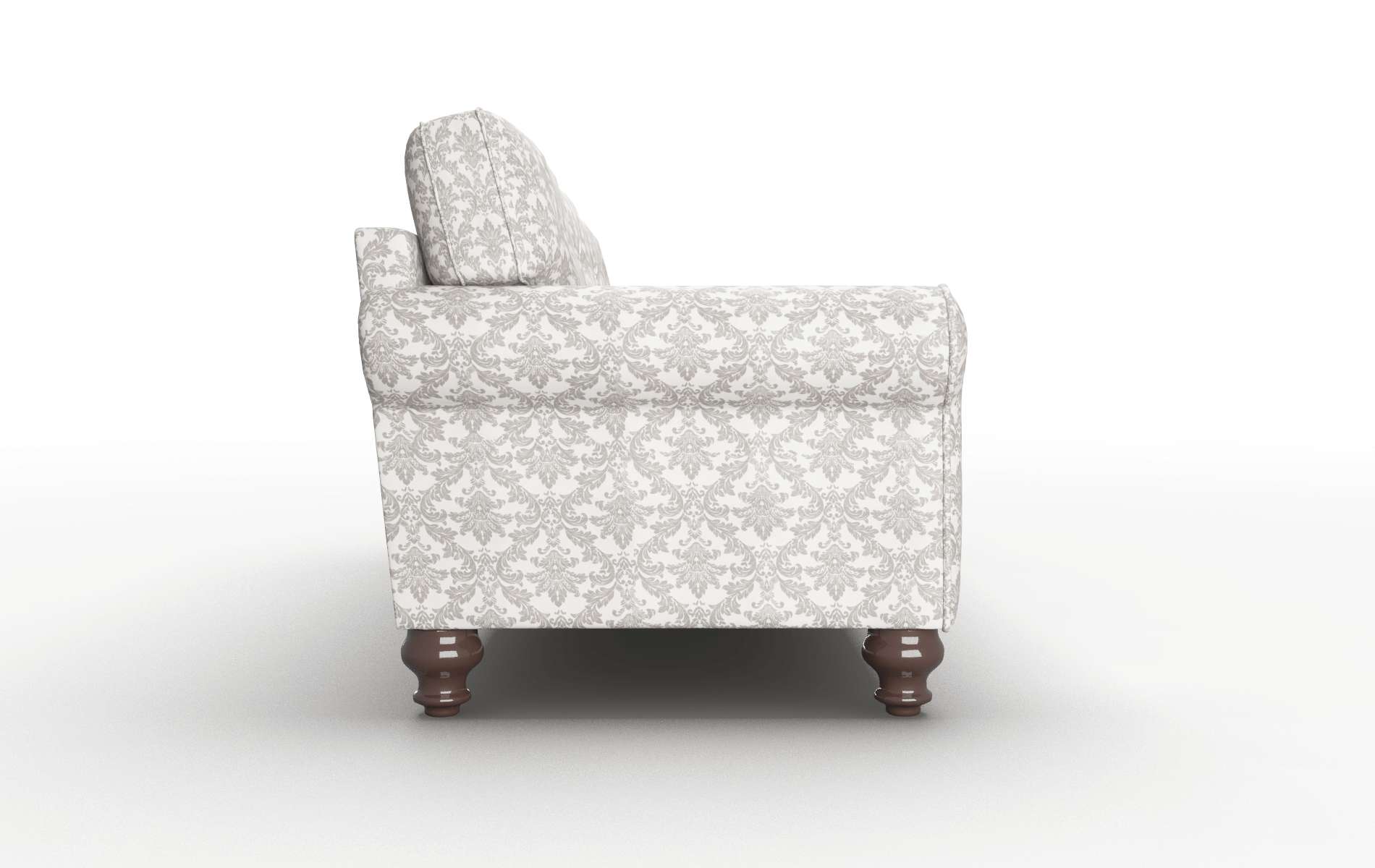 Farah Bergamo Dove Sofa espresso legs 3