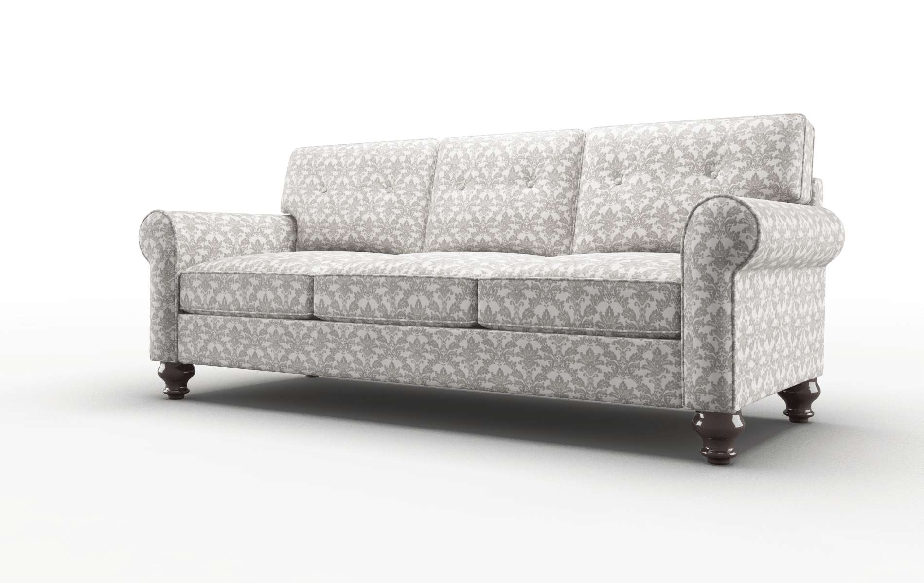 Farah Bergamo Dove Sofa espresso legs 4