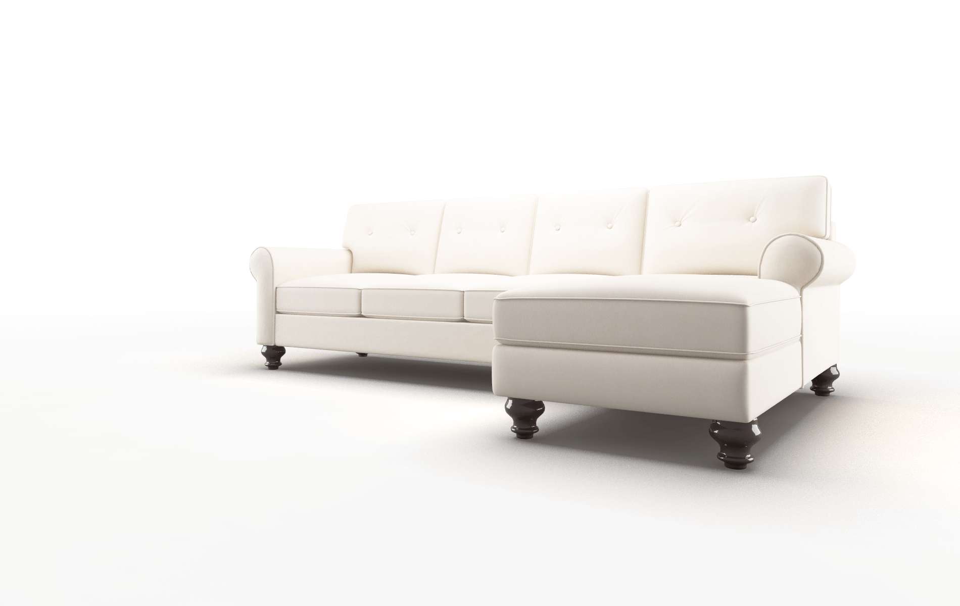 Farah Blanche Milky Panel espresso legs 4