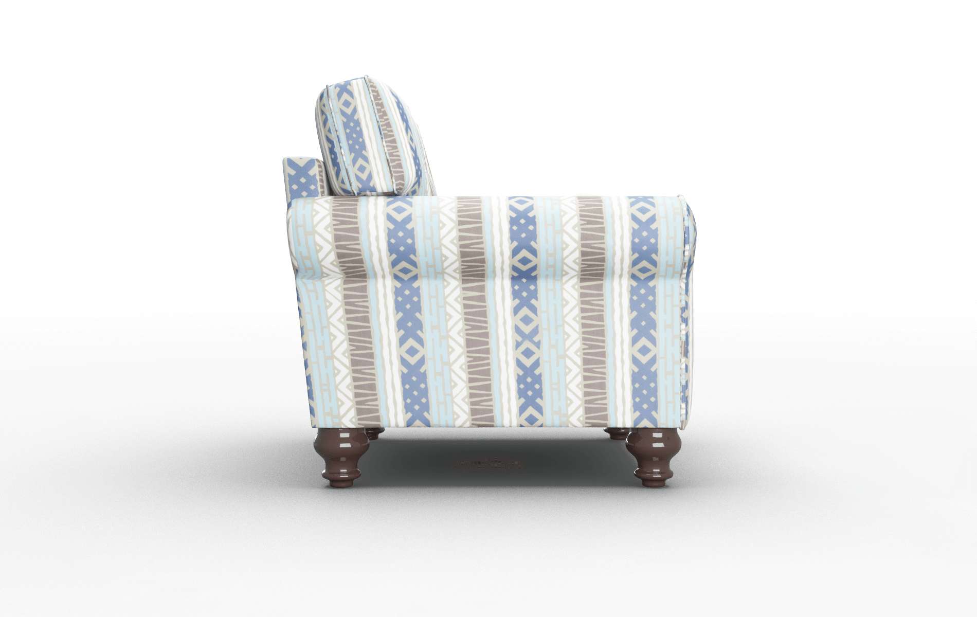 Farah Bodhi Indigo Chair espresso legs 3