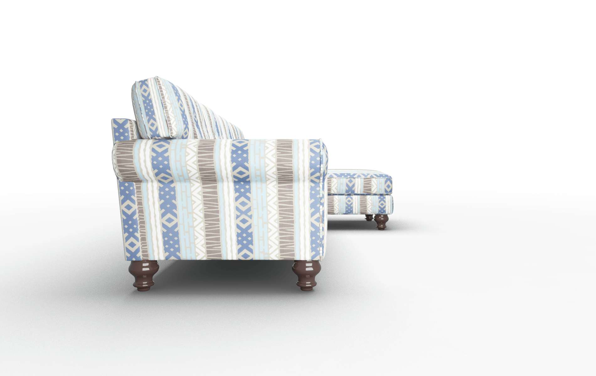 Farah Bodhi Indigo Panel espresso legs 3