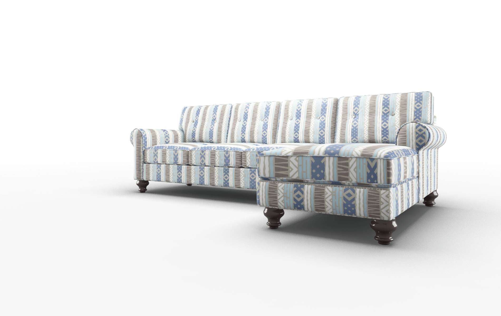 Farah Bodhi Indigo Panel espresso legs 4